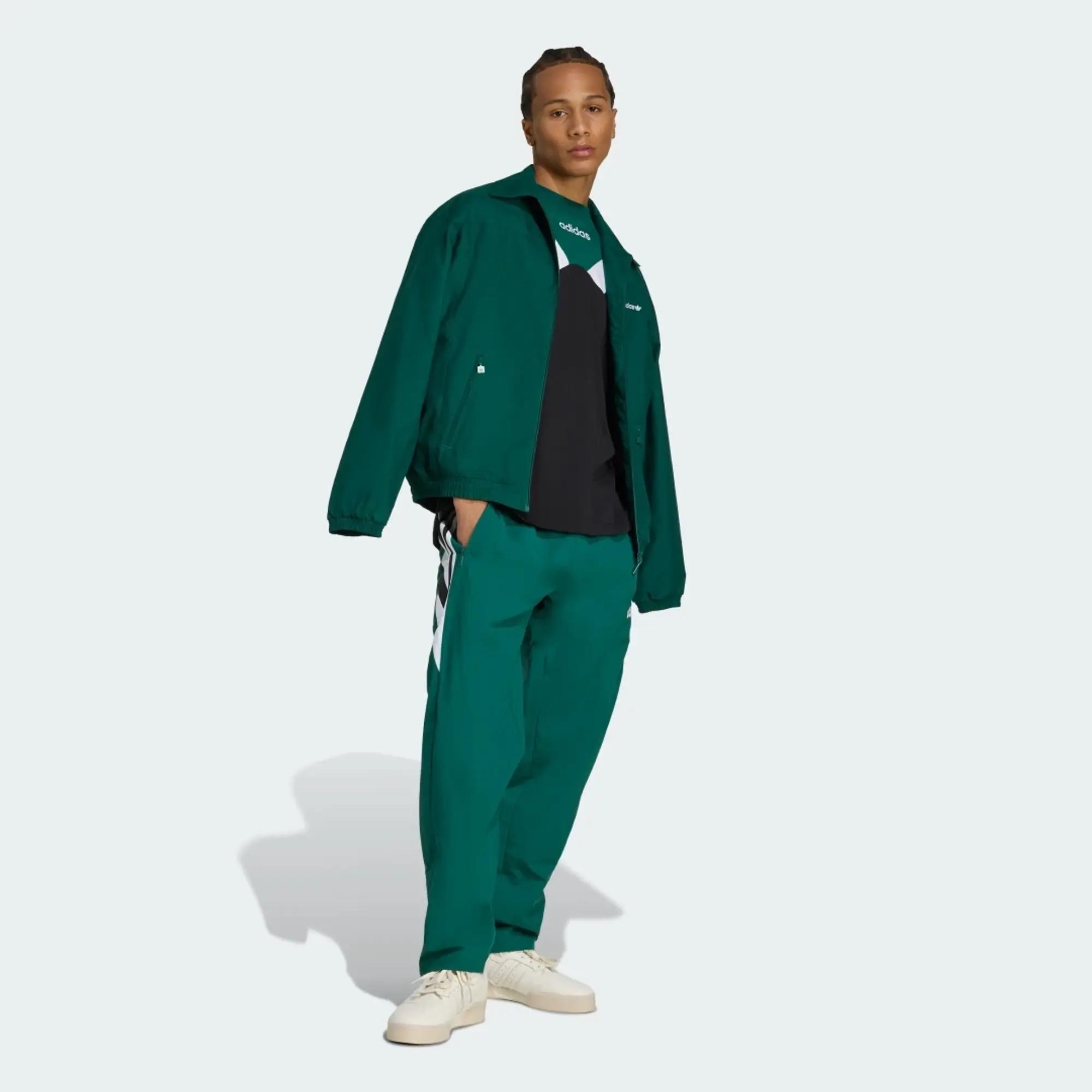 adidas Brushed Woven Track Top