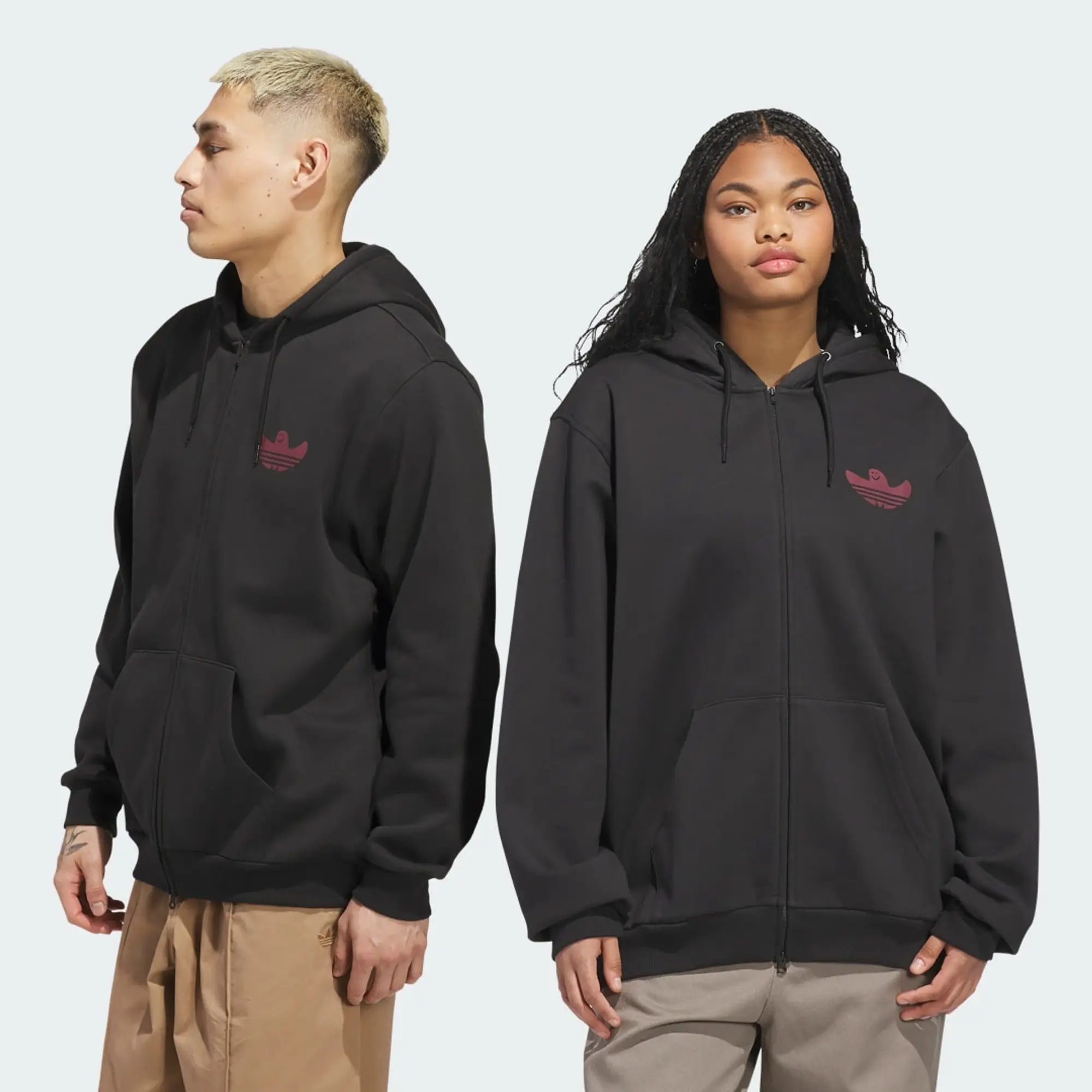 adidas Shmangry Zip Up Graphic Hoodie