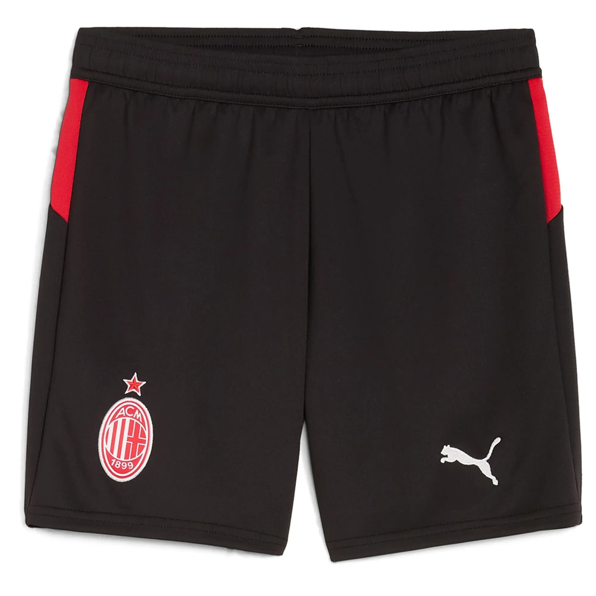 PUMA AC Milan 25/26 Shorts Youth, Black/For All Time Red