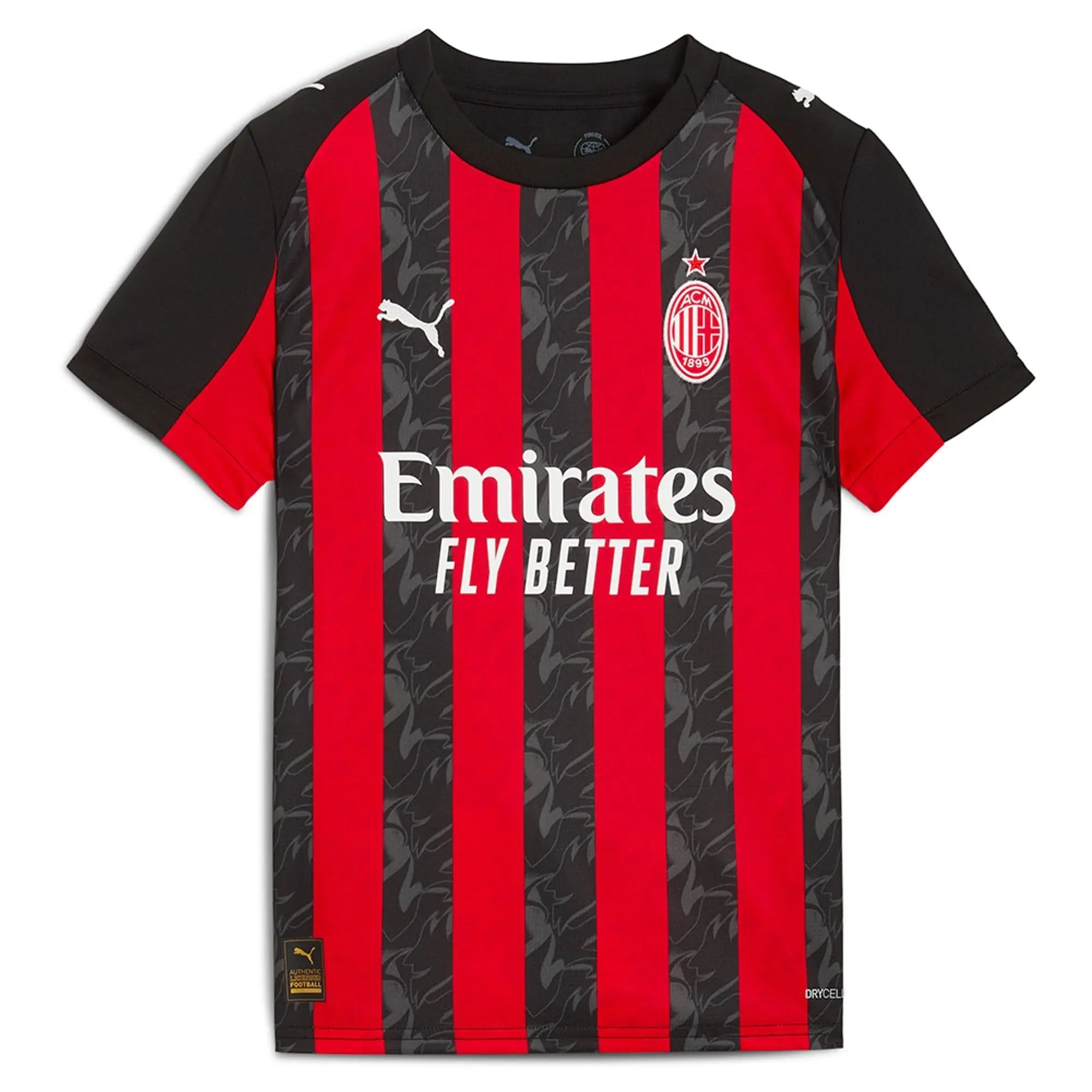 PUMA AC Milan 25/26 Home Jersey Youth, For All Time Red/Black