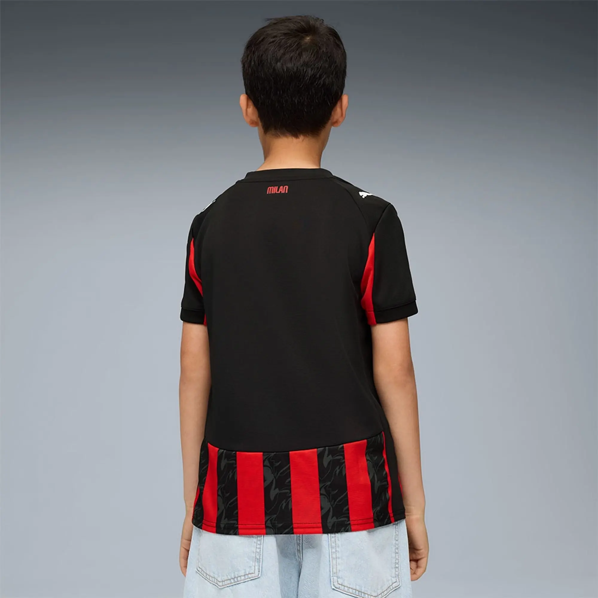 PUMA AC Milan 25/26 Home Jersey Youth, For All Time Red/Black