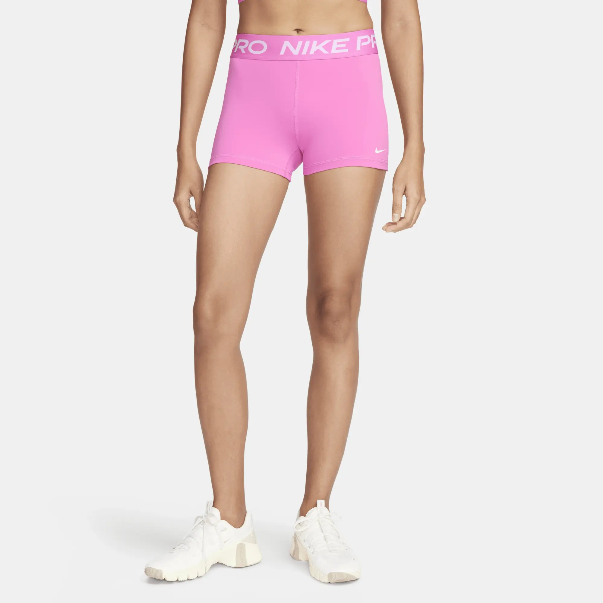 Nike Pro Women's 8cm (approx.) Shorts - Red - Polyester/Elastane