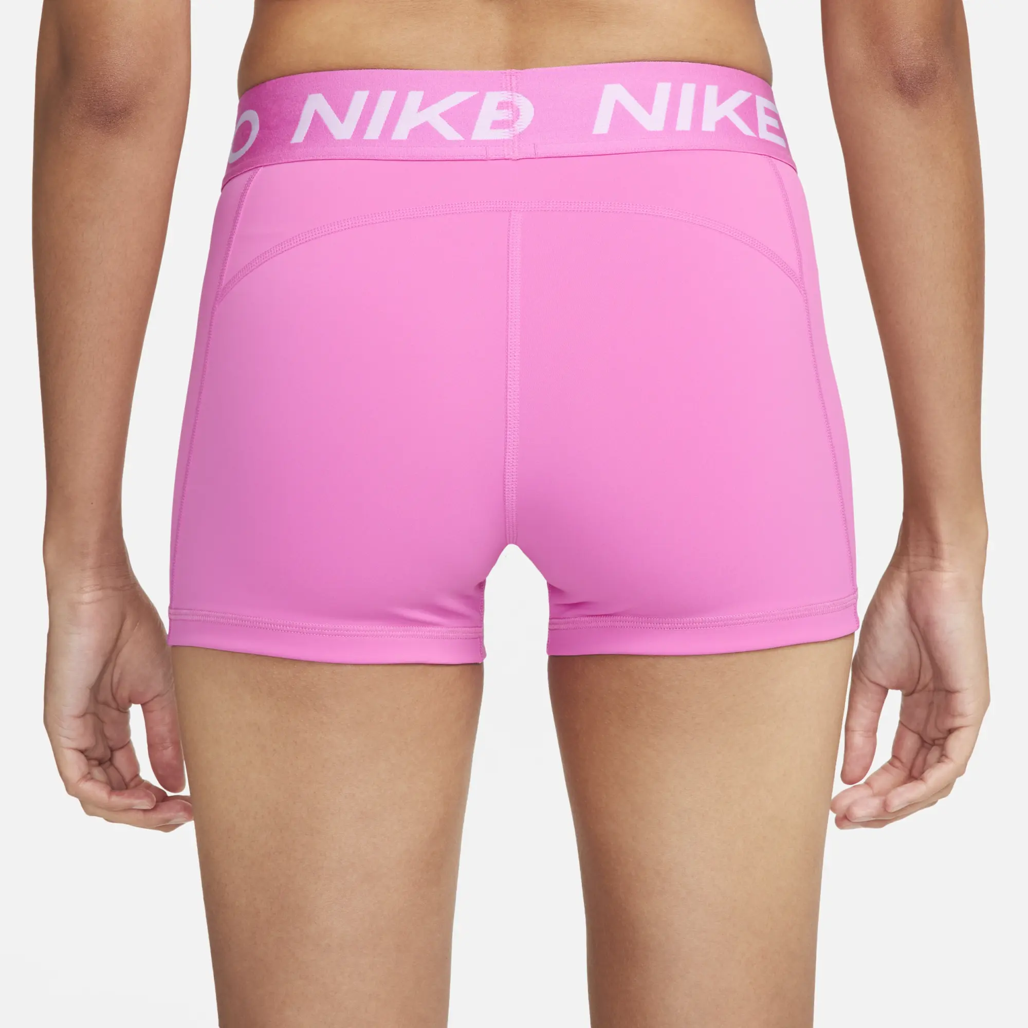 Nike Pro Women's 8cm (approx.) Shorts - Red - Polyester/Elastane