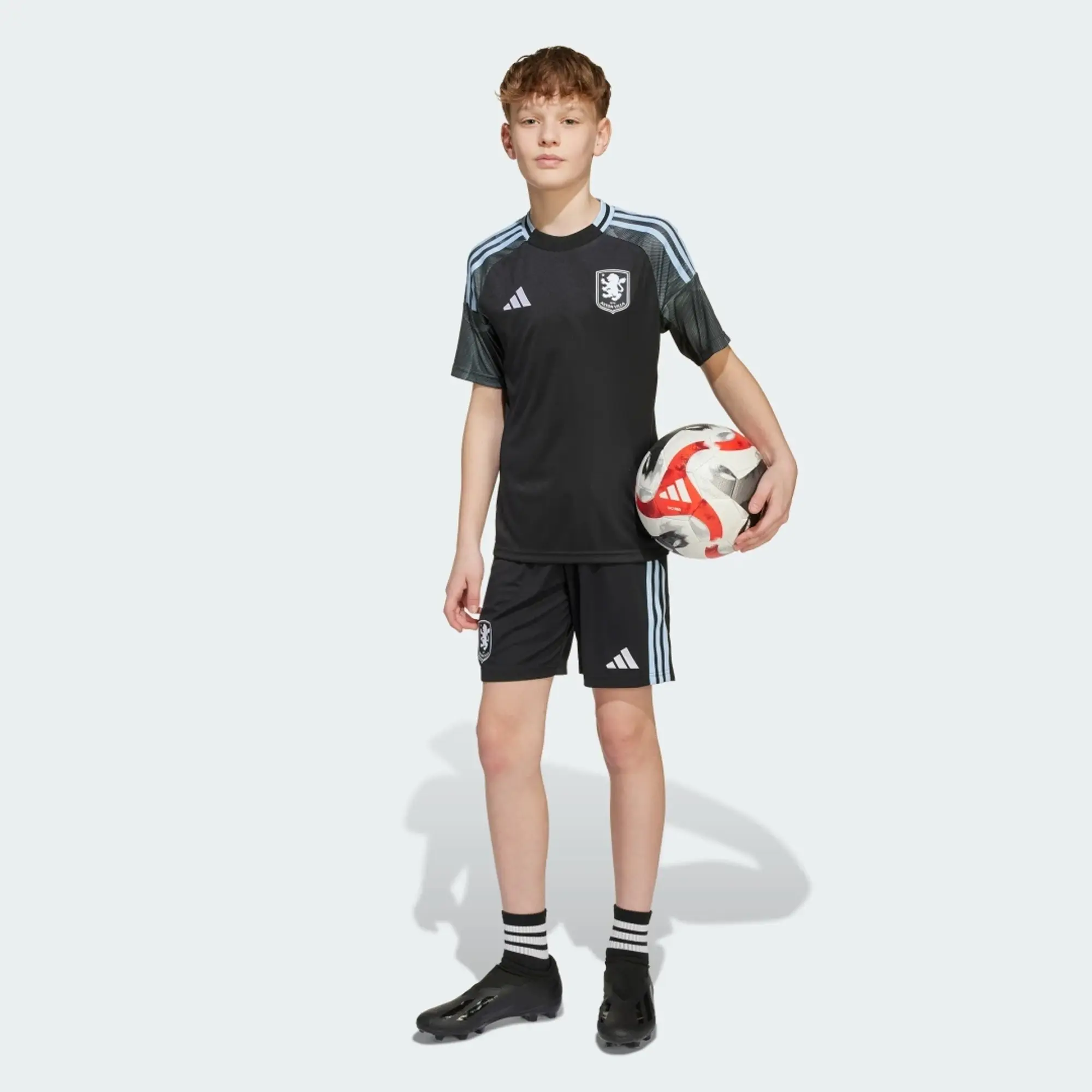 adidas Aston Villa FC 25/26 Away Jersey Kids