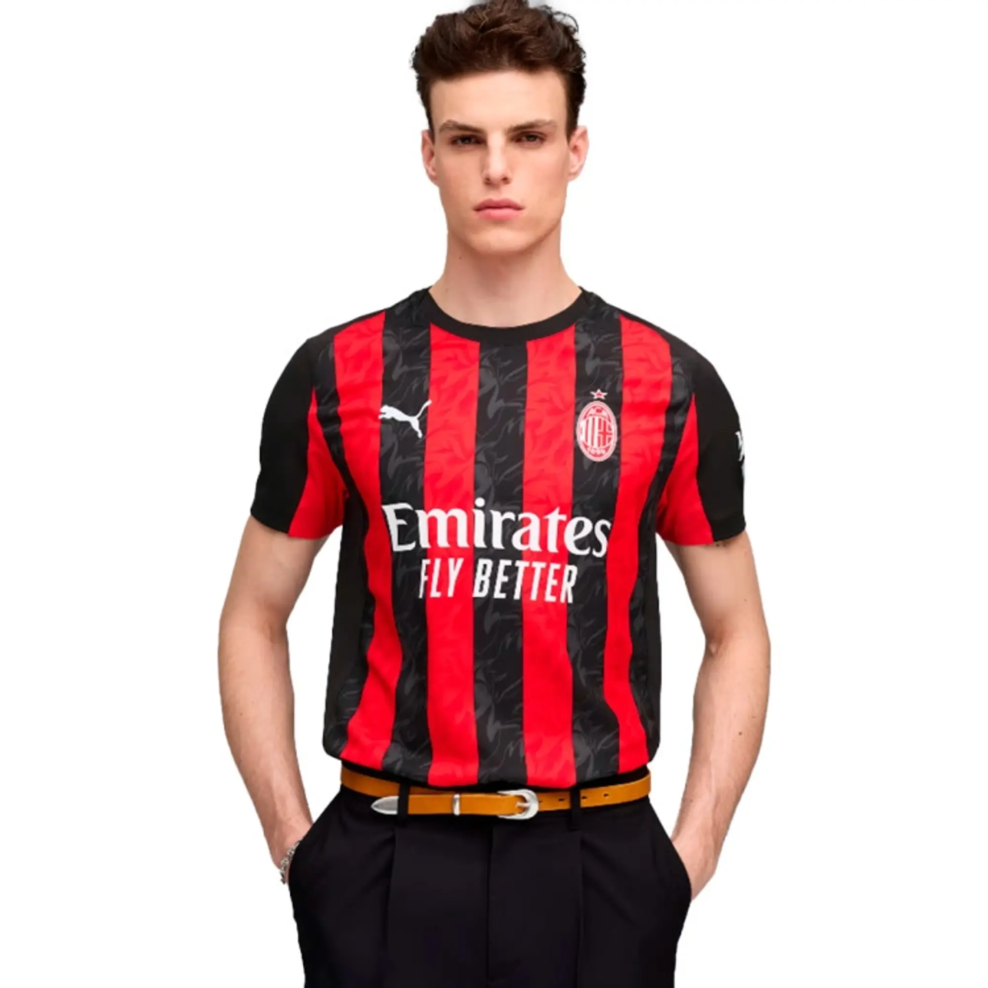 PUMA AC Milan 25/26 Home Authentic Jersey Men, For All Time Red/Black, size 3XL
