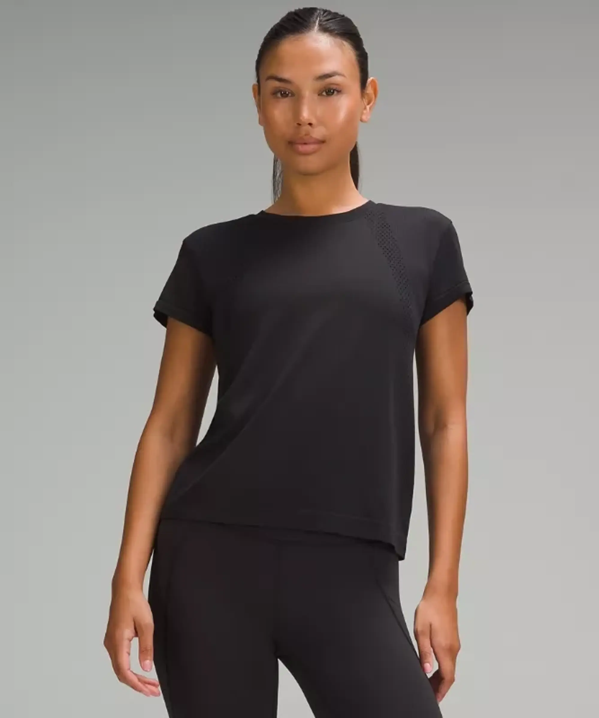 lululemon – Women's Train to Be Short-Sleeve Shirt – Color Black – Size 0