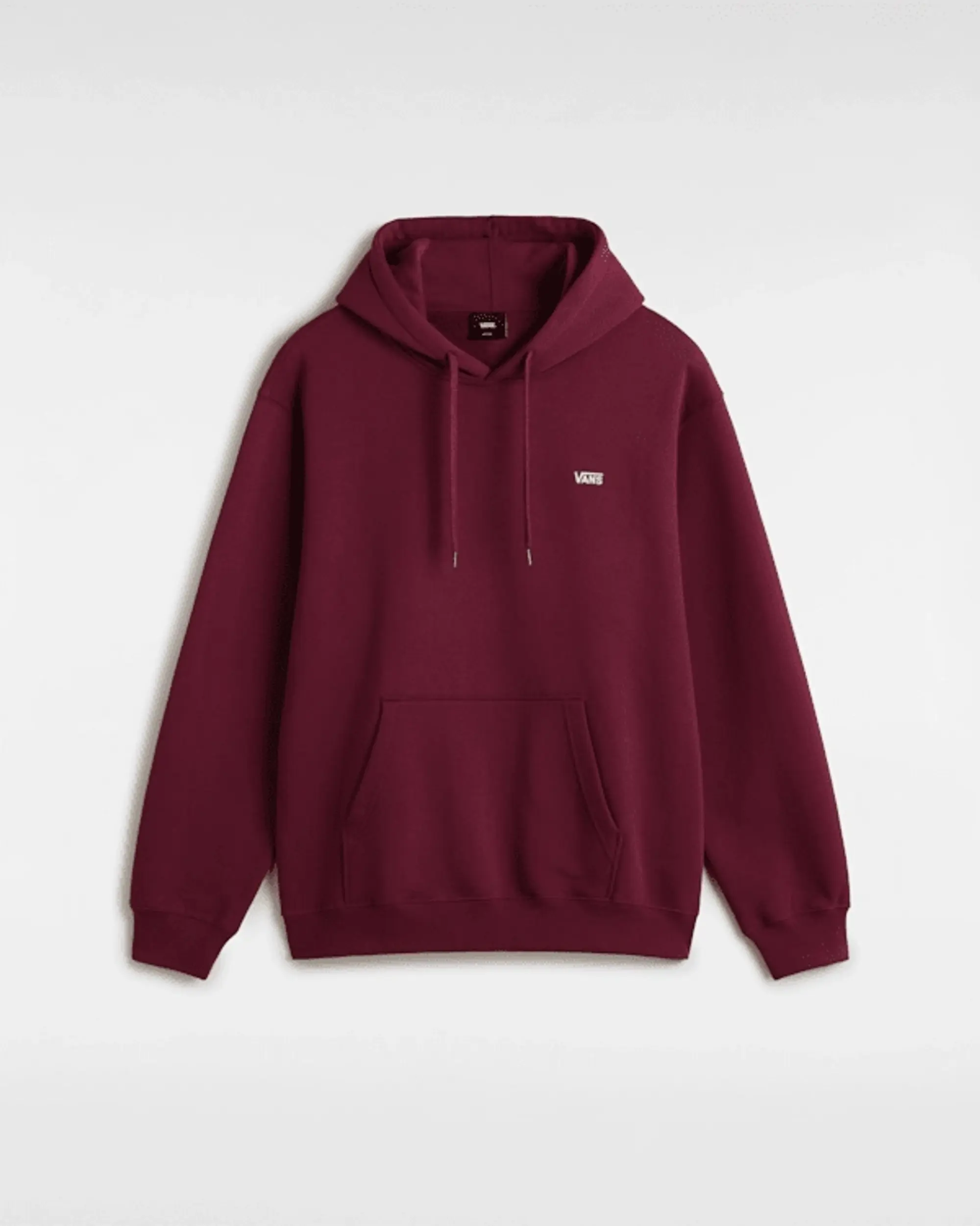 Vans - Left Chest Logo Pullover Hoodie, Man, Burgundy