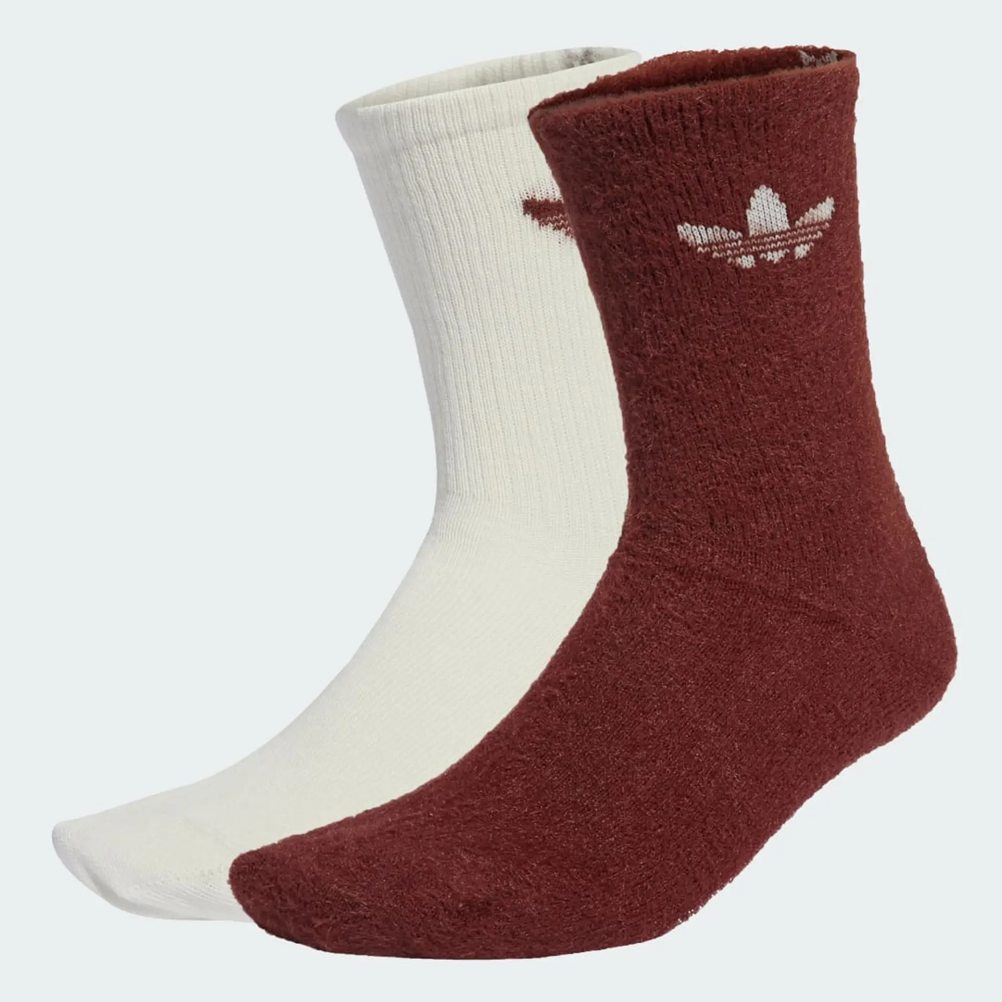 adidas Fluffy Crew Sock 2 Pairs