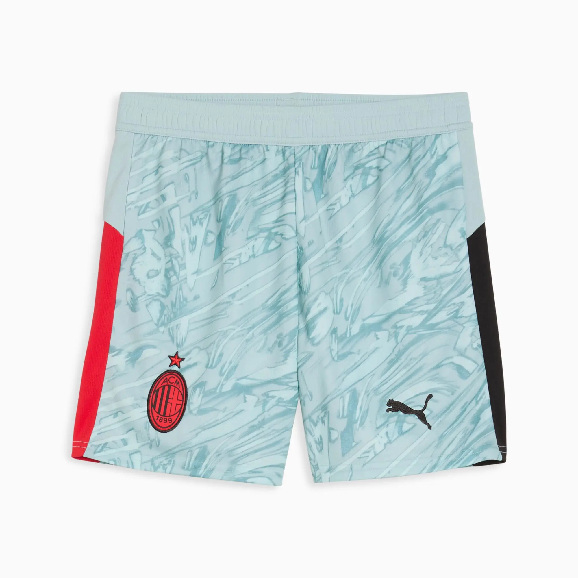 PUMA AC Milan 25/26 Goalkeeper Shorts Youth, Modern Mint/For All Time Red, size 11-12 Youth