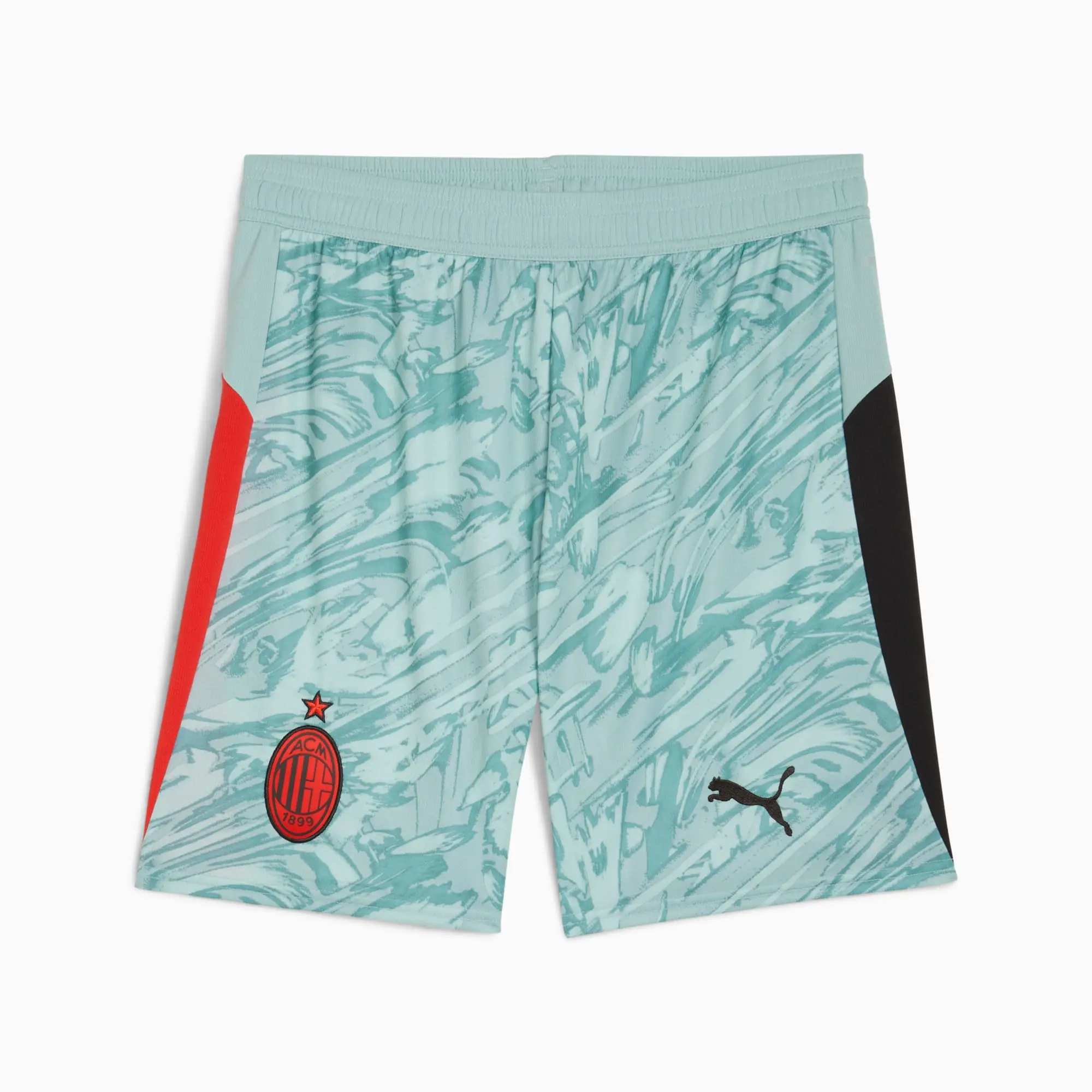 PUMA AC Milan 25/26 Goalkeeper Shorts Men, Modern Mint/For All Time Red, size 3XL