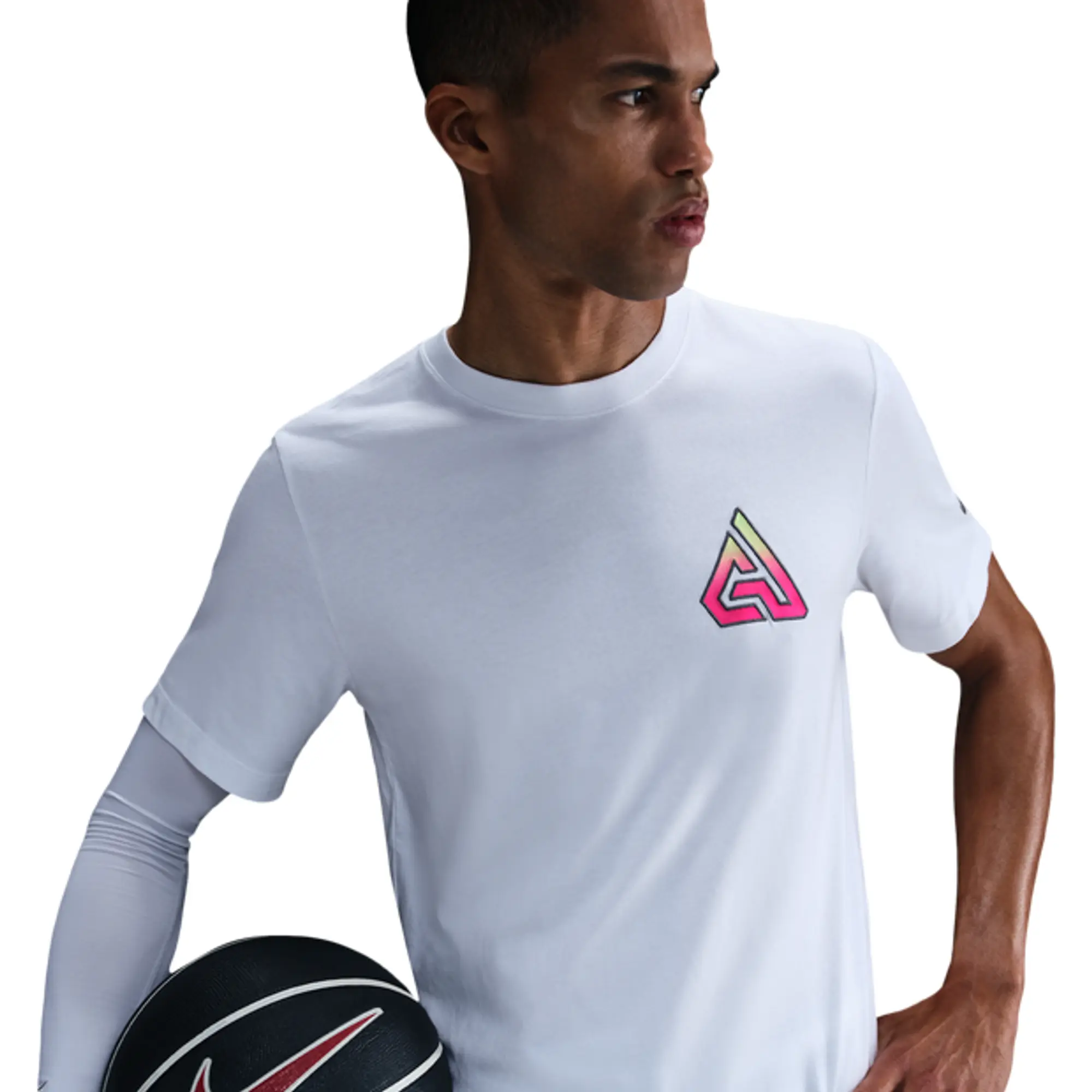 Nike Giannis Men T-Shirts - White