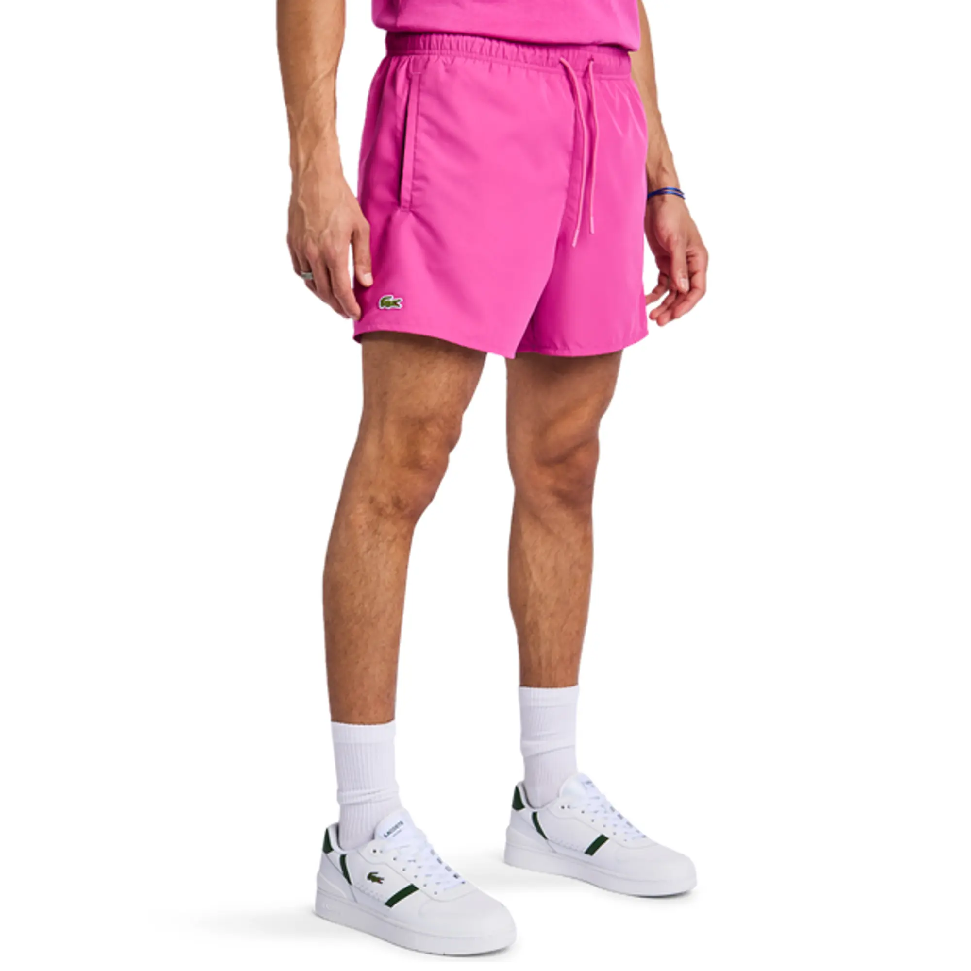 Lacoste Small Croc Men T-Shirts - Pink