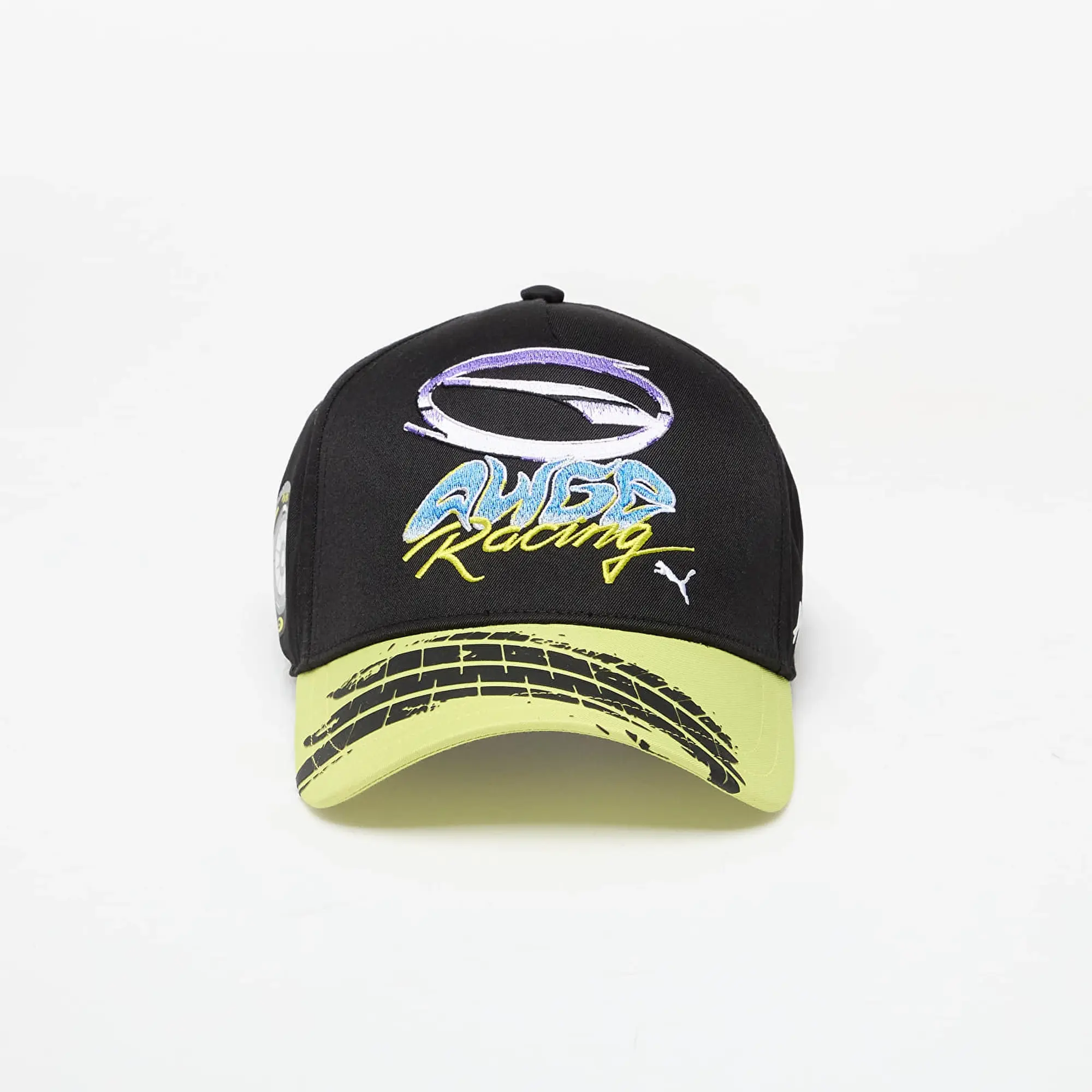 A$Ap Rocky x PUMA Awge Cap, Black/Lime Sheen, size Large