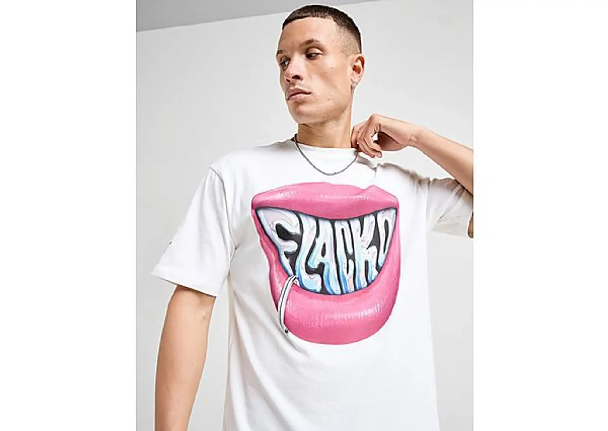 A$Ap Rocky x PUMA Flacko Smile T-Shirt Men, White, size Large