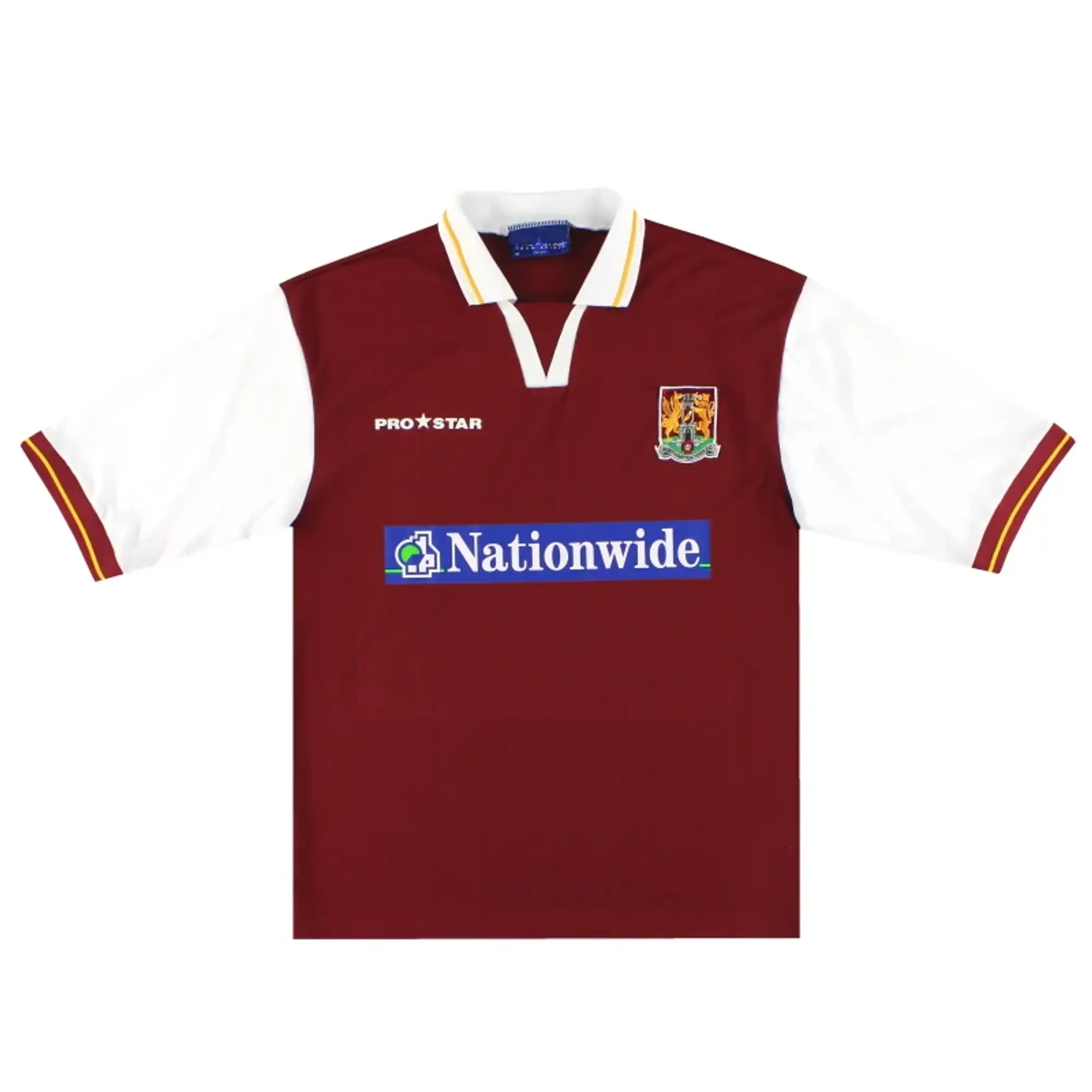 1999-00 Northampton Prostar Home Shirt M - Northampton Town / Excellent / Medium