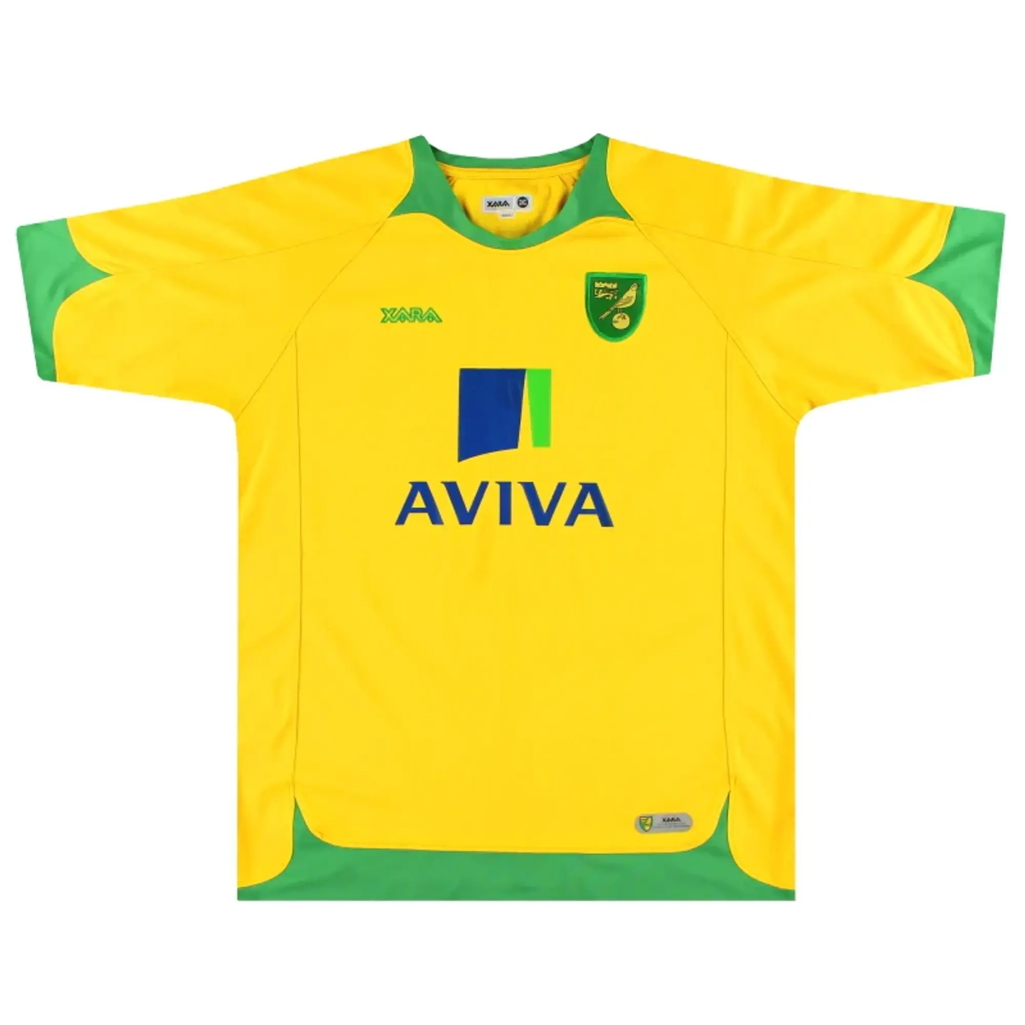 2010-11 Norwich City Xara Home Shirt L - Norwich City / Good / Large