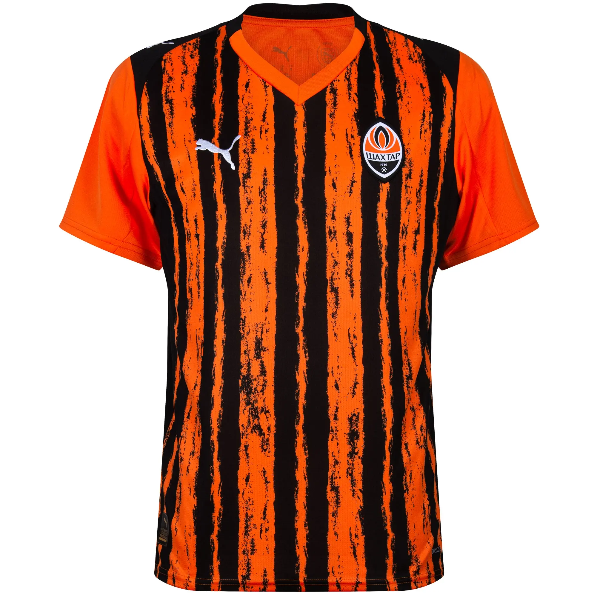 PUMA FC Shakhtar Donetsk 25/26 Home Jersey Men, Rickie Orange/Black, size 3XL