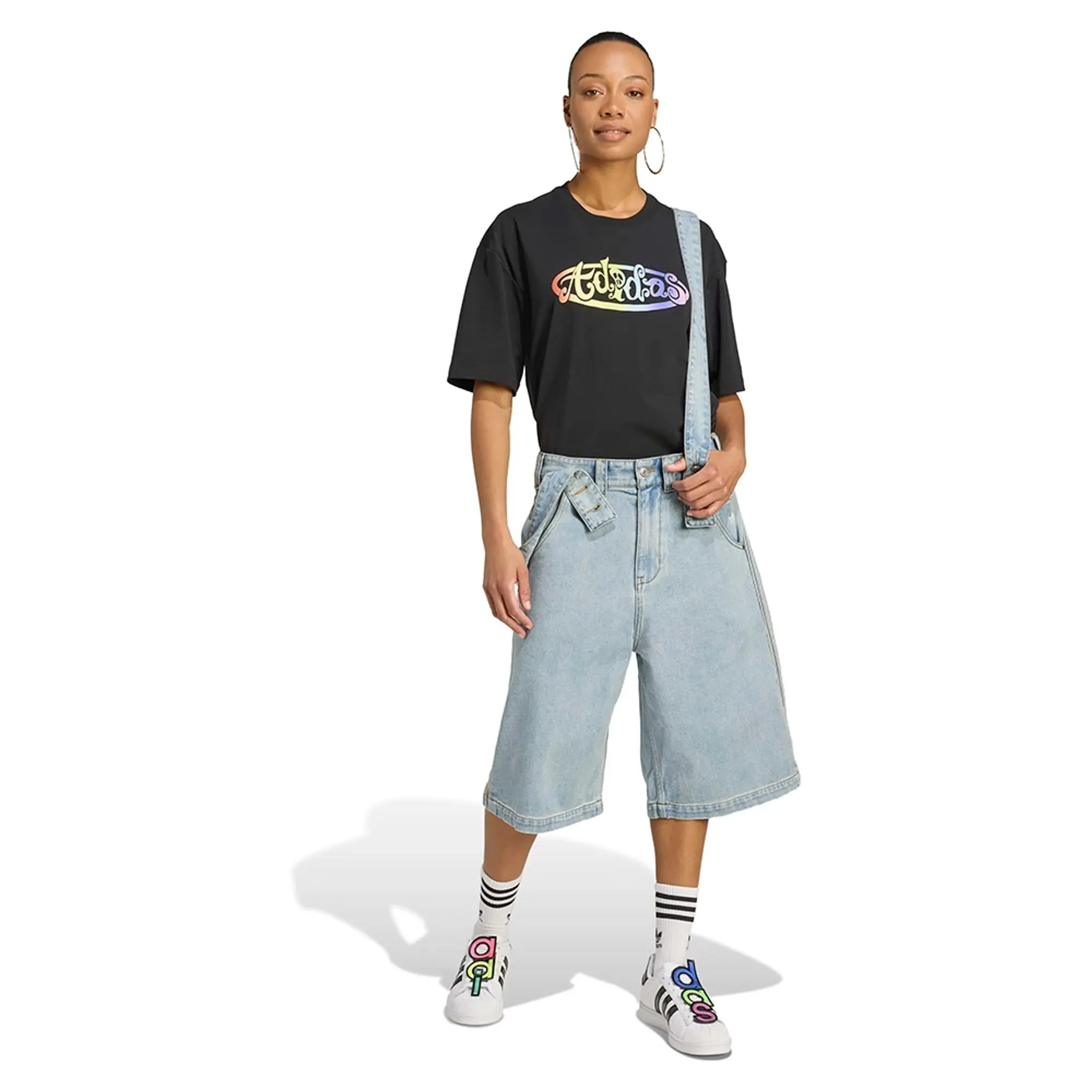 Adidas Originals X Jeremy Scott Pride Graphic Short Sleeve T-shirt