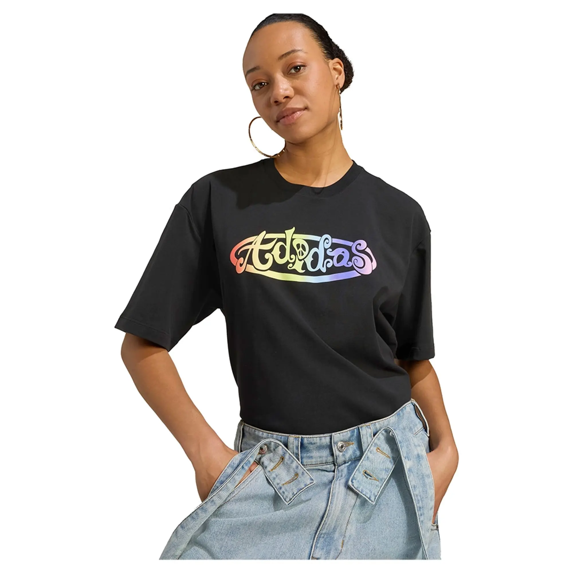 Adidas Originals X Jeremy Scott Pride Graphic Short Sleeve T-shirt