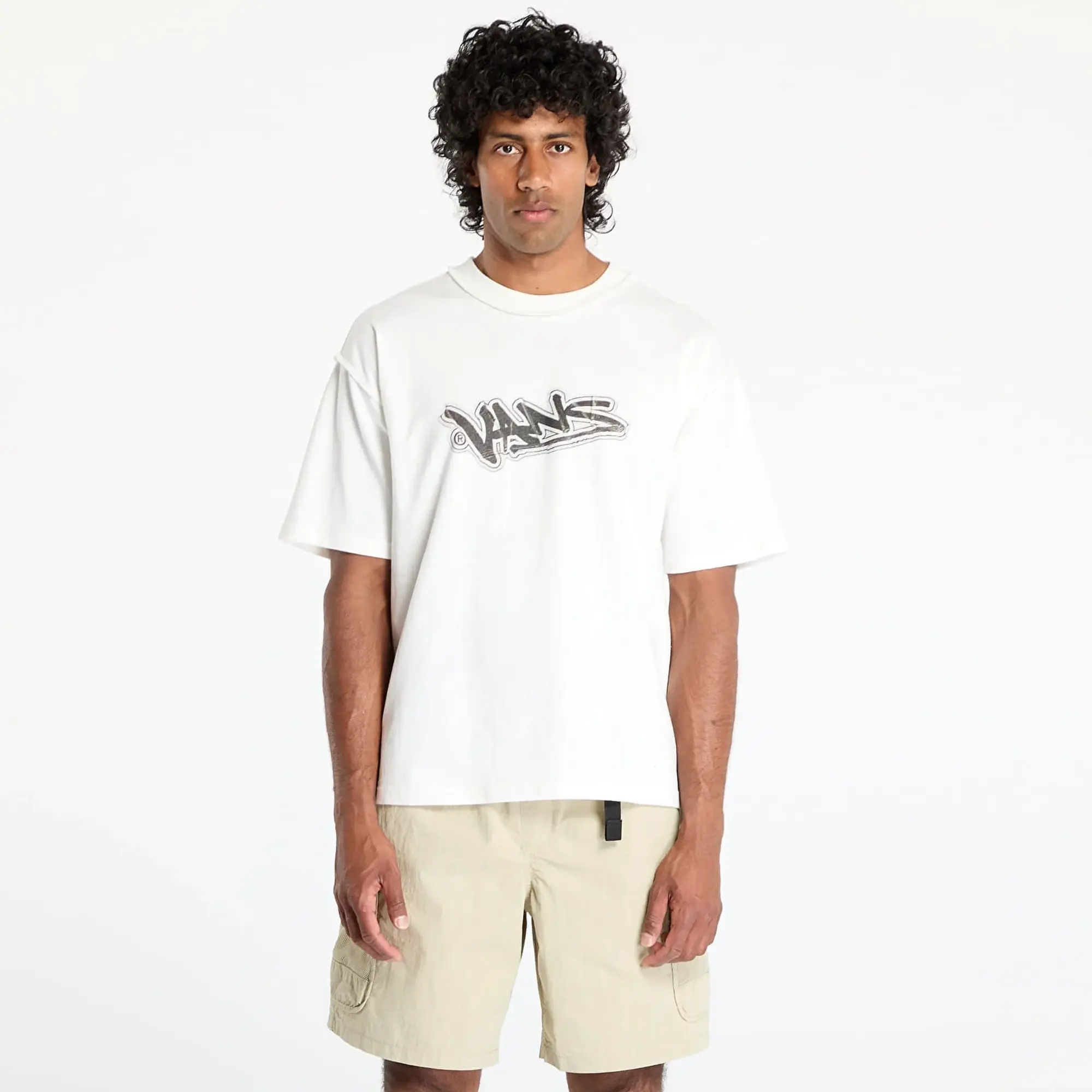 T-Shirt Vans Lx Slap Short Sleeve Tee Marshmallow M