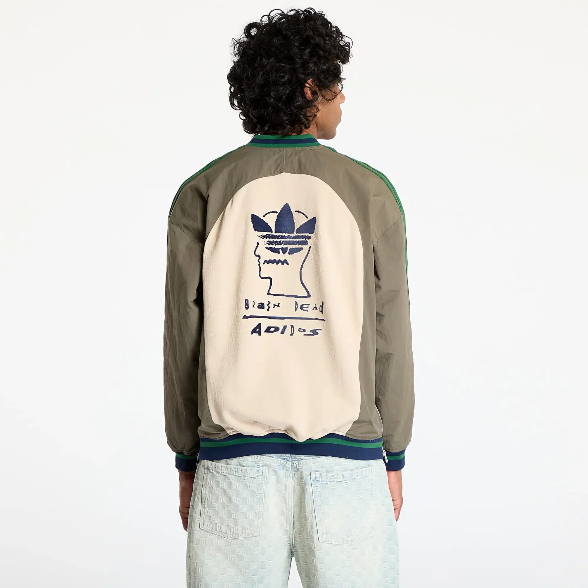 Sweatshirt Adidas X Brain Dead Crewneck Brown/ Branch S