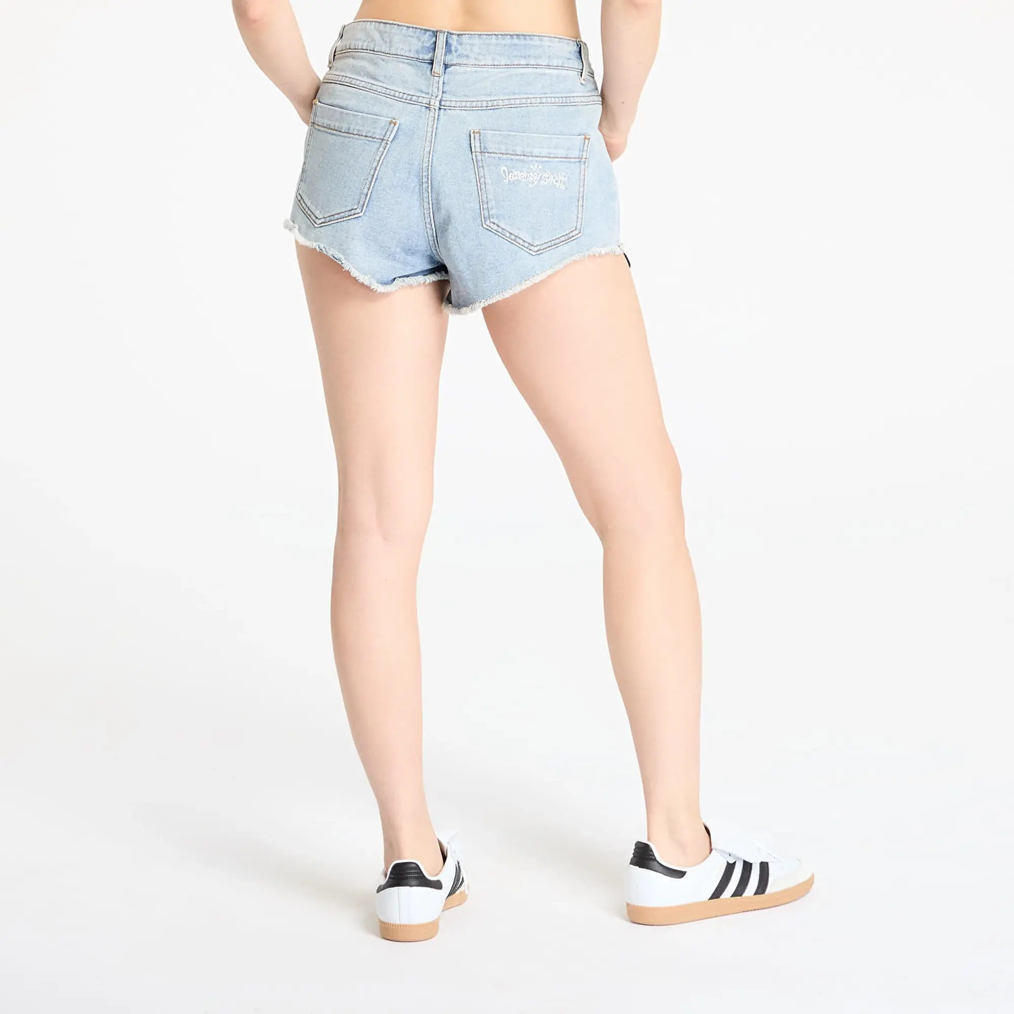Shorts Adidas X Jeremy Scott Pride Denim Shorts Indigo Denim 26
