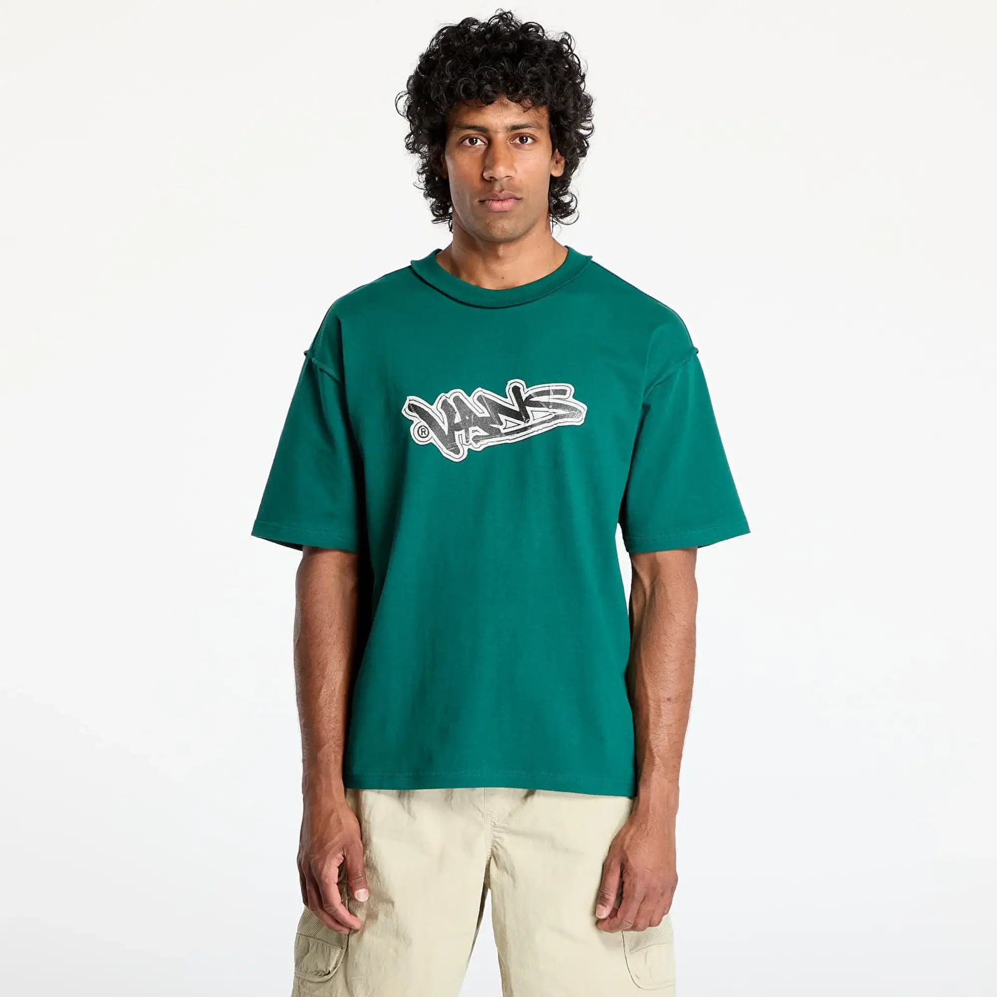T-Shirt Vans Lx Slap Short Sleeve Tee Rain Forest M