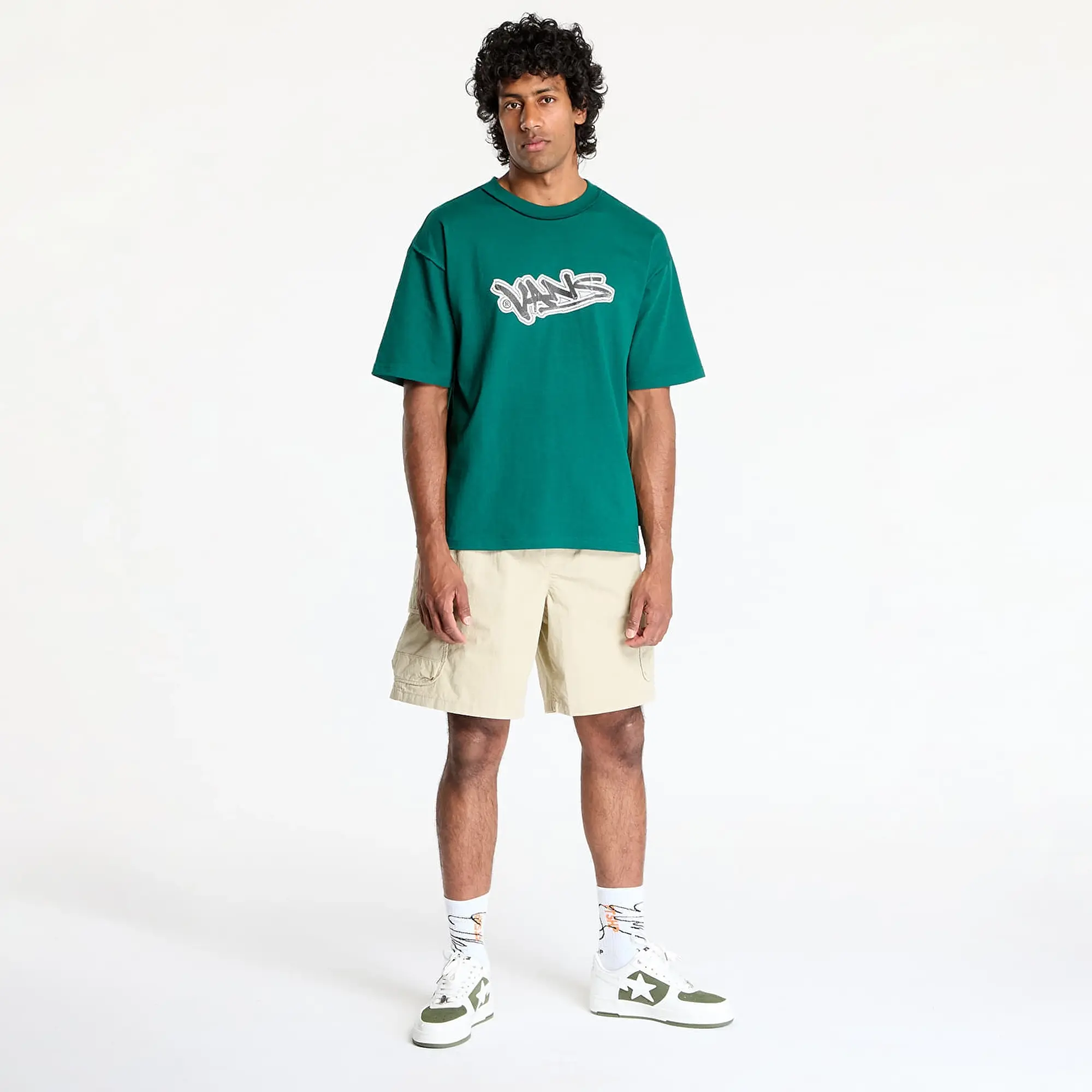 T-Shirt Vans Lx Slap Short Sleeve Tee Rain Forest M