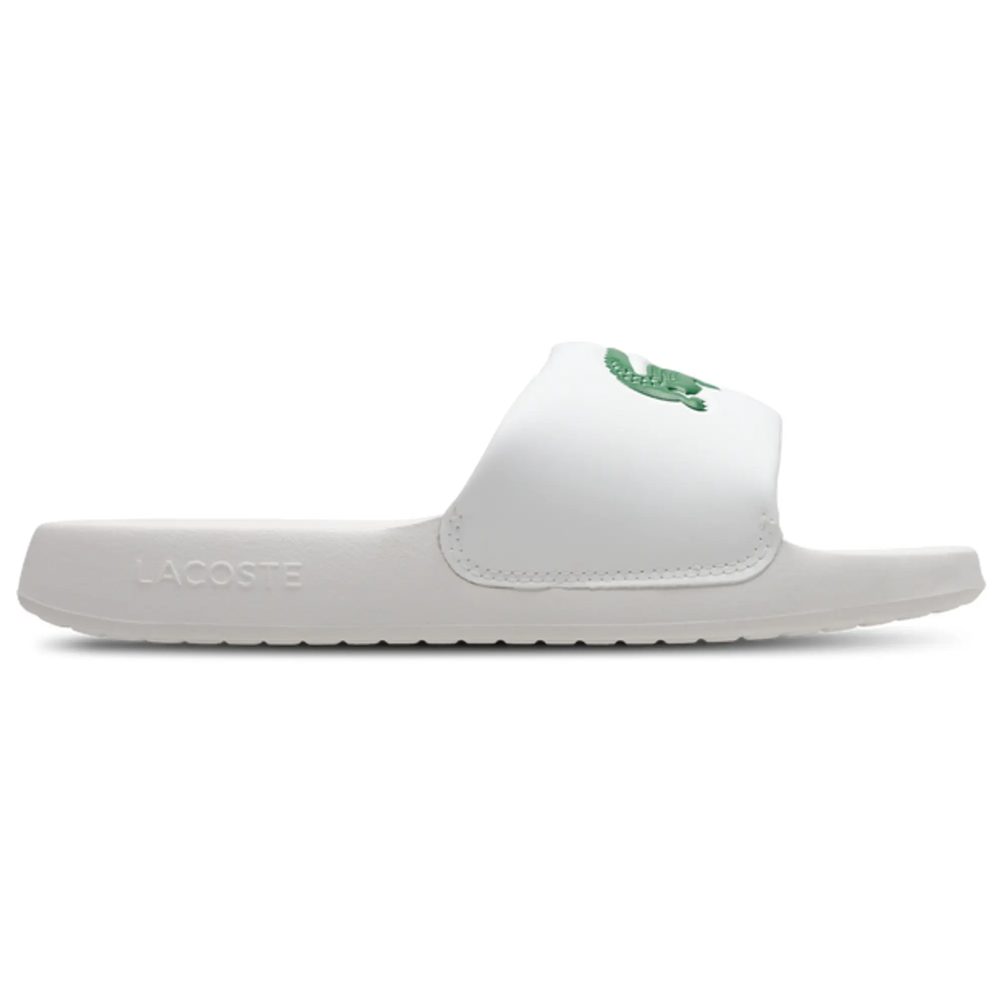 Lacoste Men's Serve Slide 1.0 - White & Green