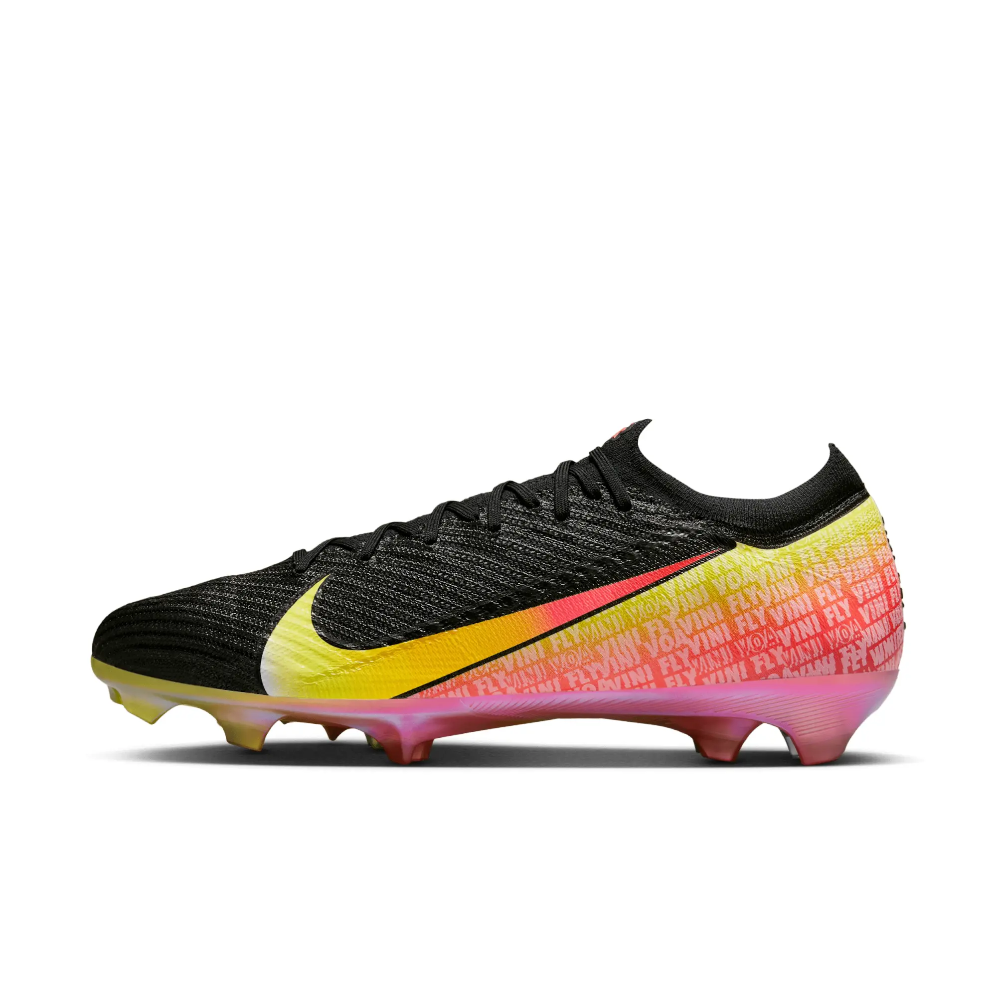 Nike Mercurial Vapor 16 Elite 'Vini Jr.' FG Low-Top Football Boot - Black