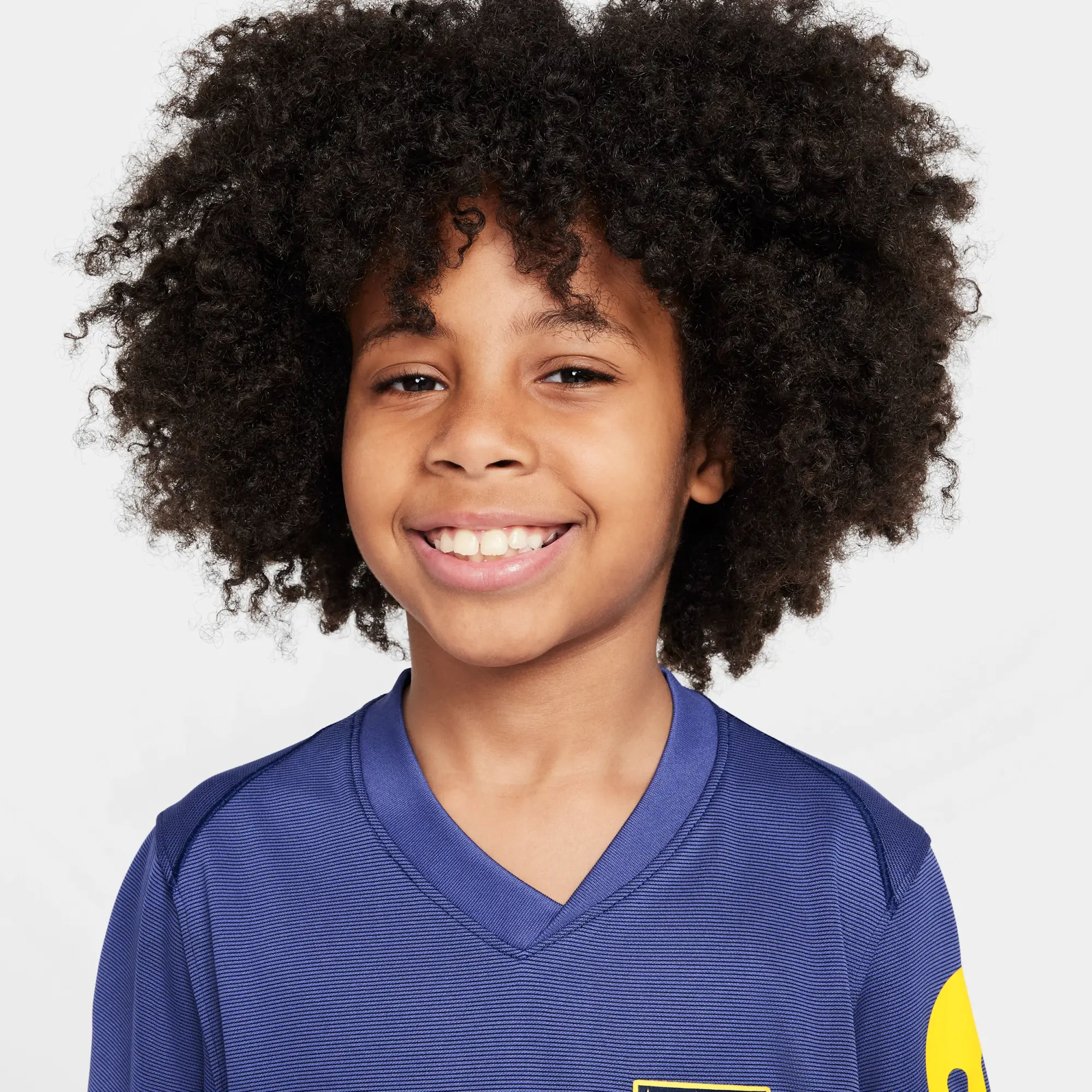 Atlético Madrid 2025/26 Stadium Away Older Kids' Nike Dri-FIT Football Replica Shirt - Blue - Polyester