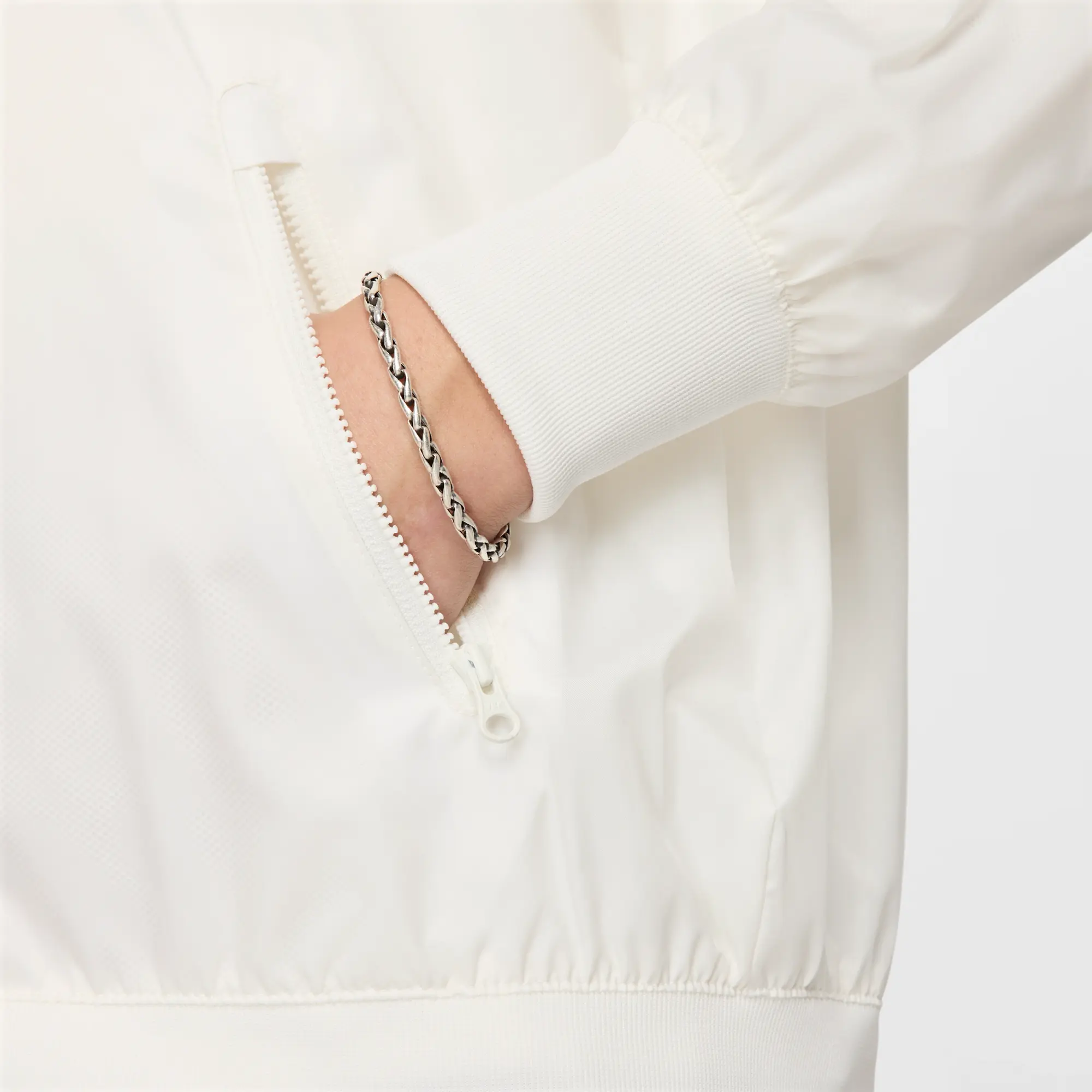 Nike Sportswear Windrunner Men's Hooded Jacket - White - Recycled Polyester