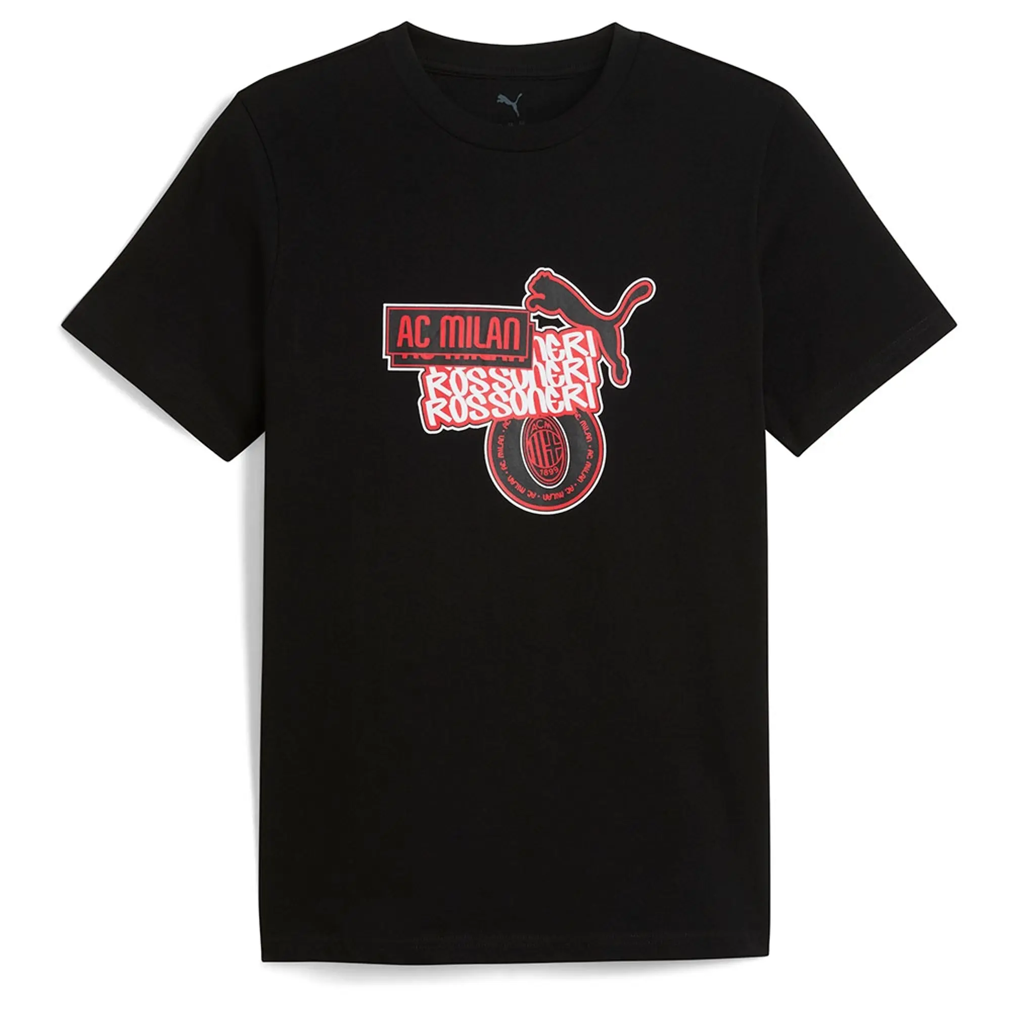 Puma Ac Milan Football Culture Short Sleeve T-shirt