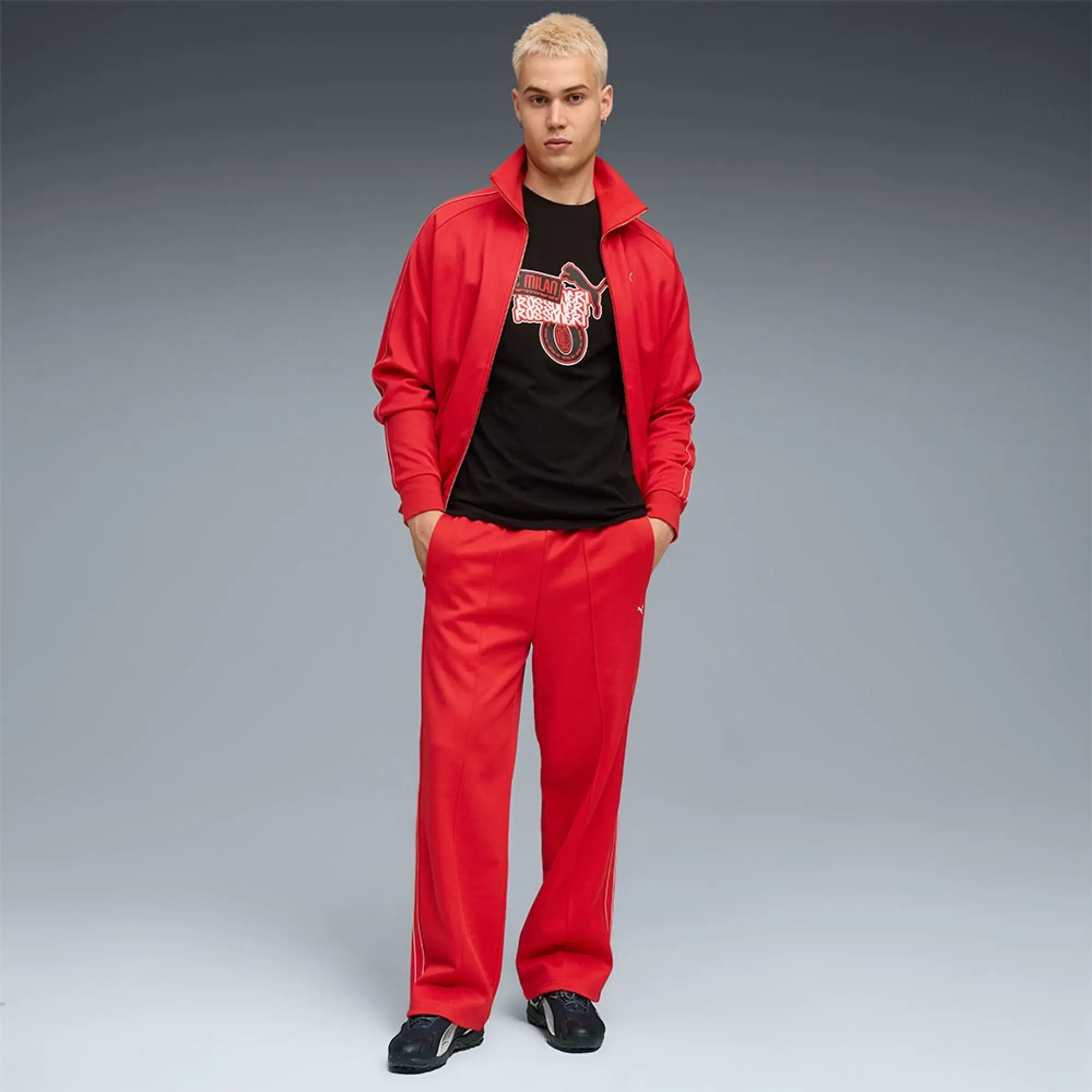 Puma Ac Milan Football Culture Short Sleeve T-shirt