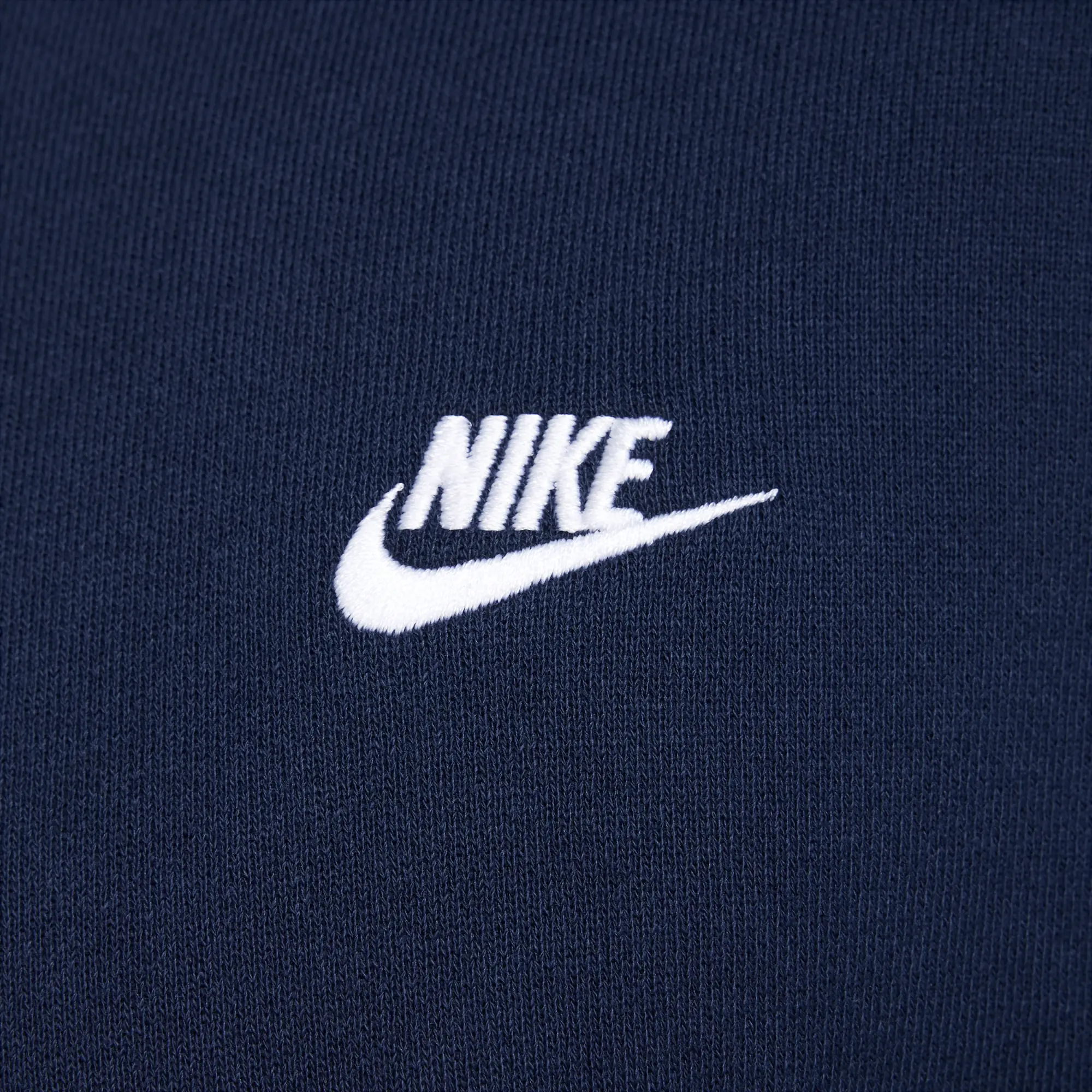 Nike Club Fleece Men's Oversized French Terry Pullover Hoodie - Blue - Cotton