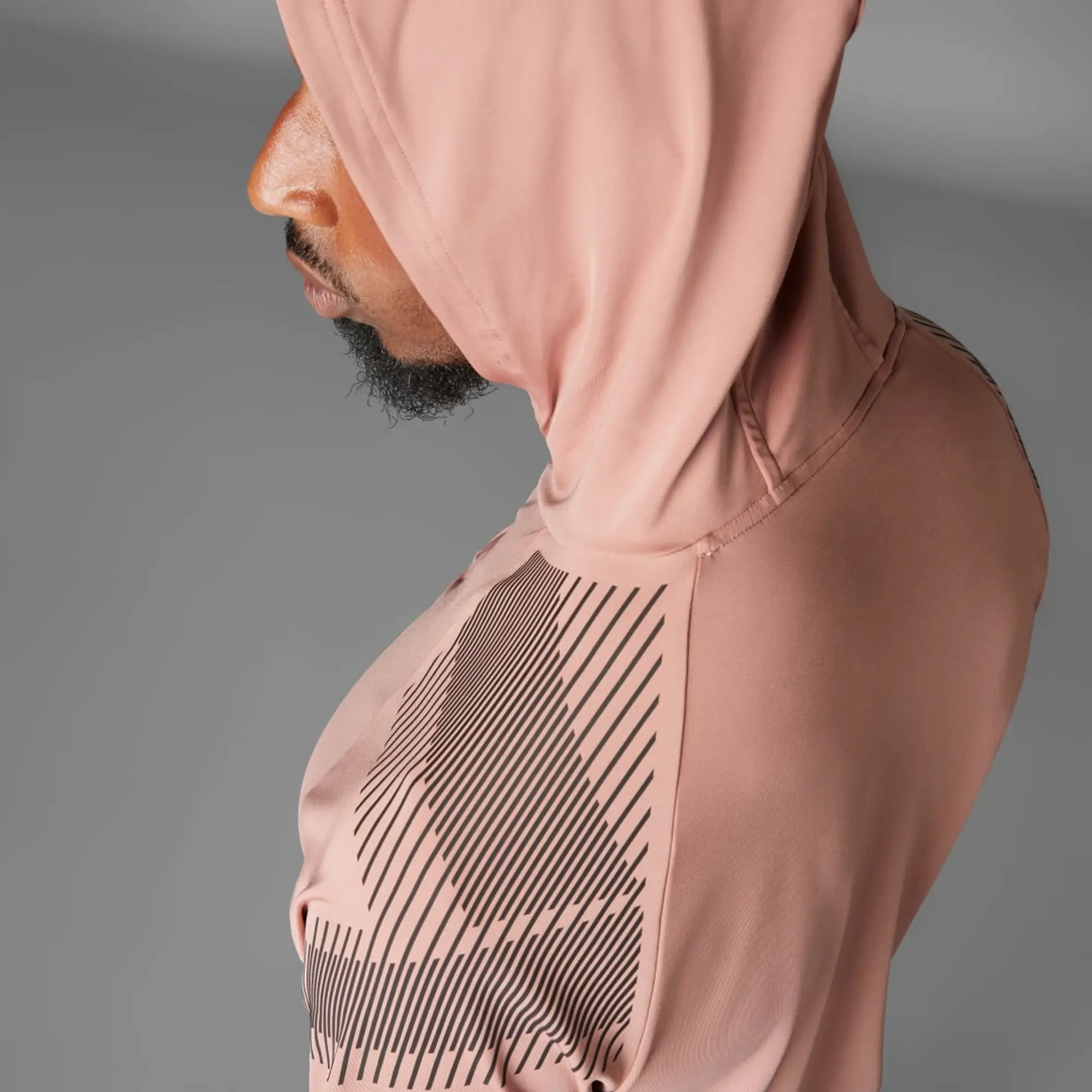 adidas Pro-Series Quarter Zip Hooded Track Jacket