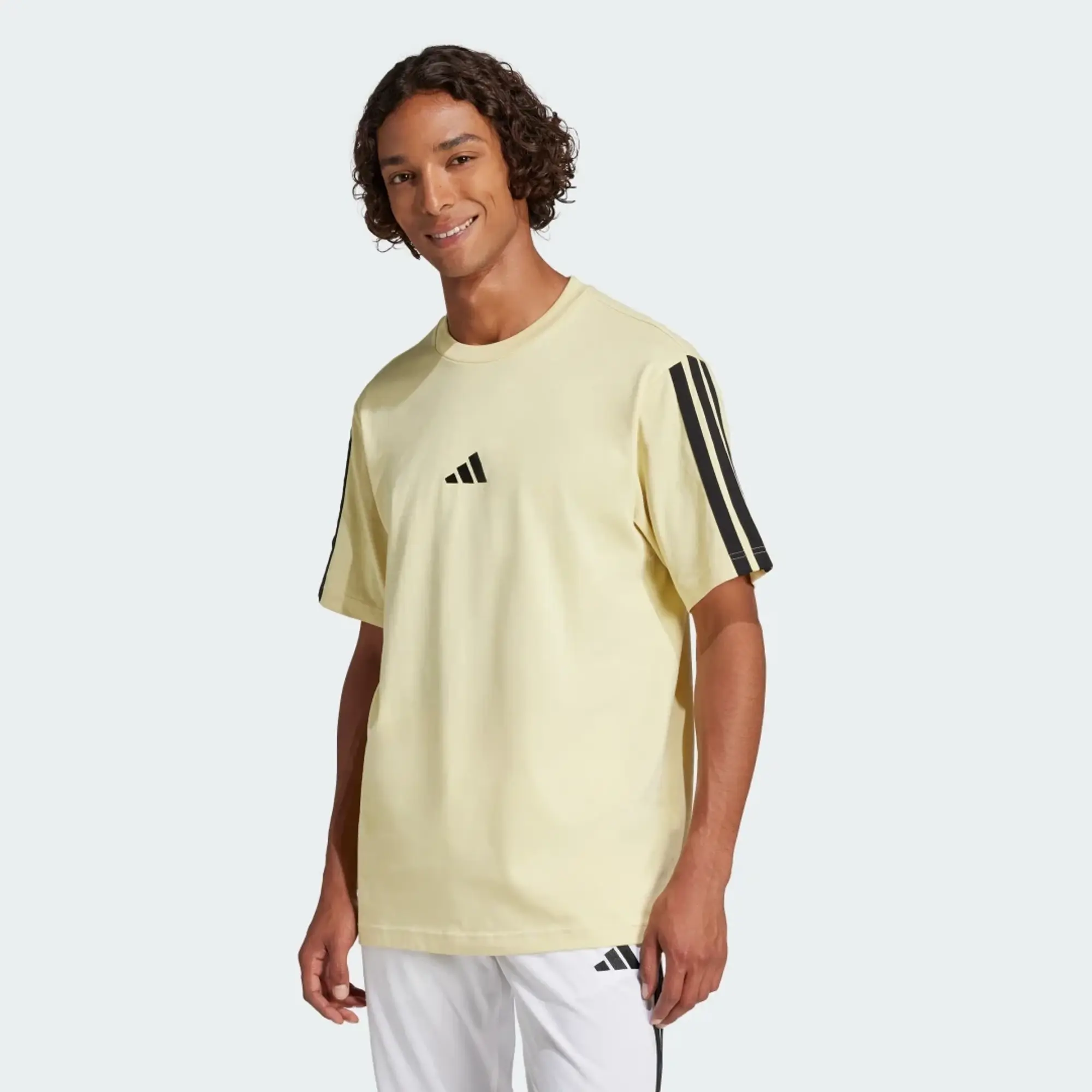 adidas Essentials 3-Stripes Single Jersey T-Shirt