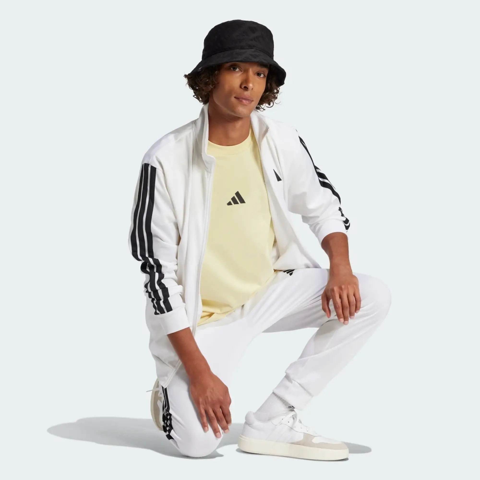 adidas Essentials 3-Stripes Single Jersey T-Shirt