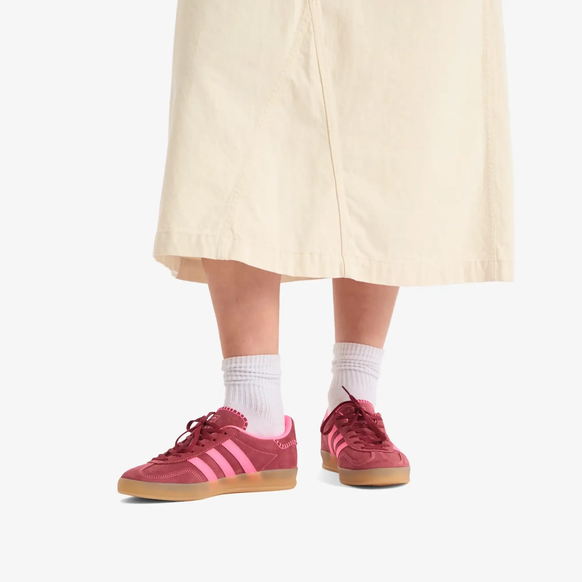 adidas Originals Adidas Women's Gazelle Indoor W Lucid Pink/Noble Maroon