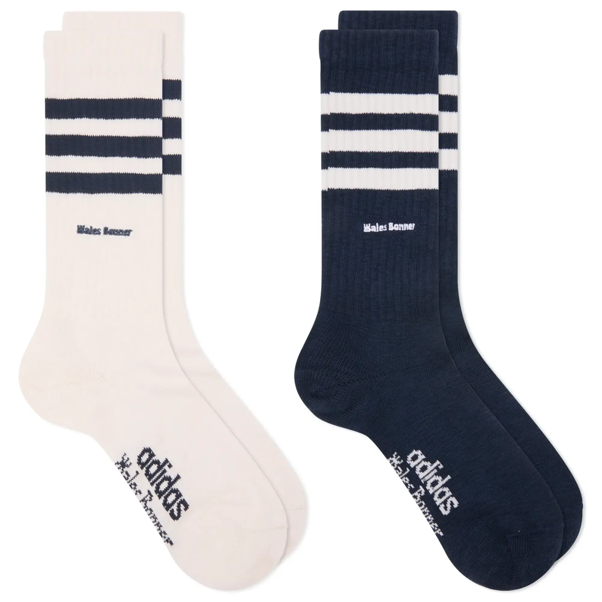 adidas Originals by Wales Bonner 3 Stripe Sock - Clothing & Accessories > Clothing > Underwear & Socks > Socks