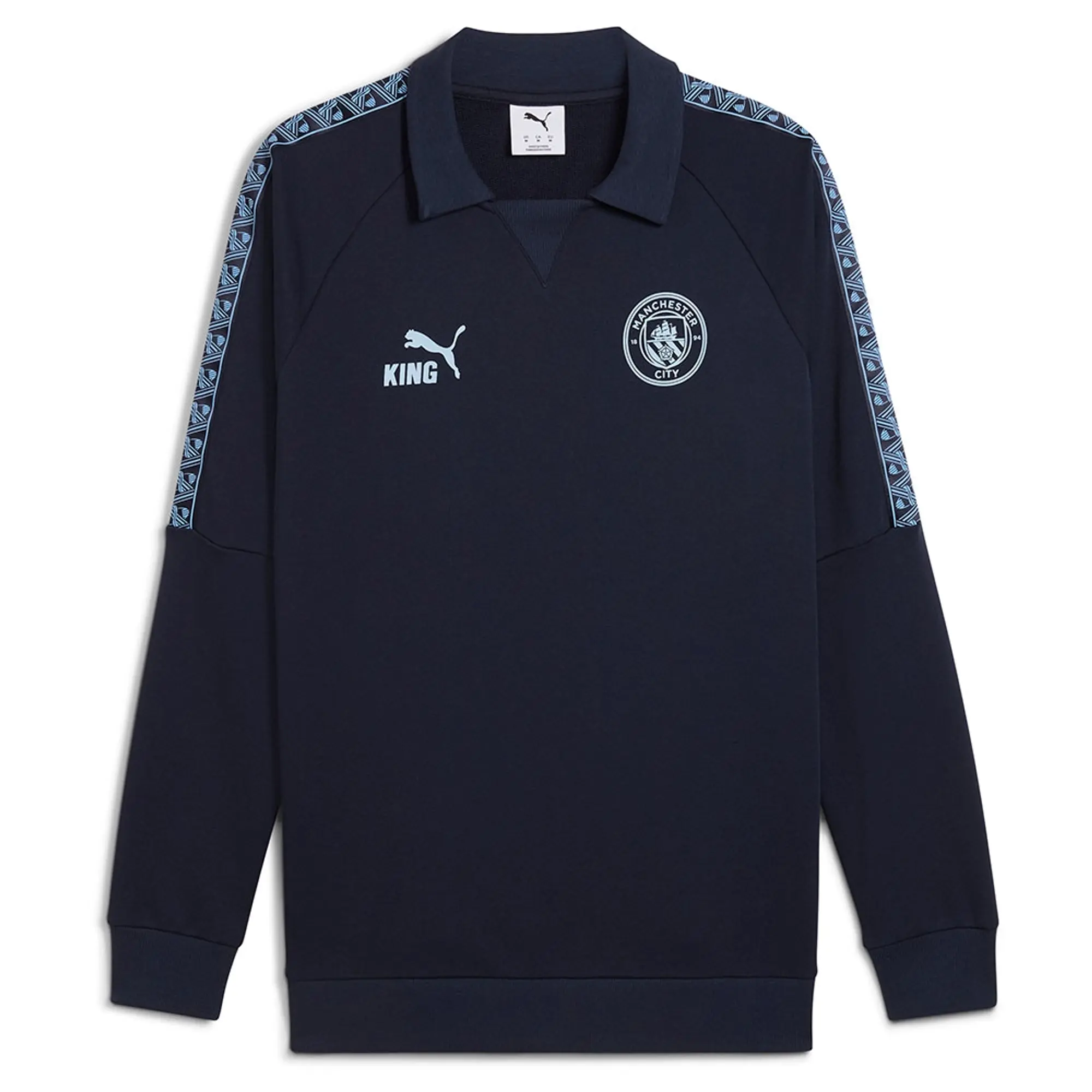 PUMA Manchester City King Drill Top Men, Dark Blue