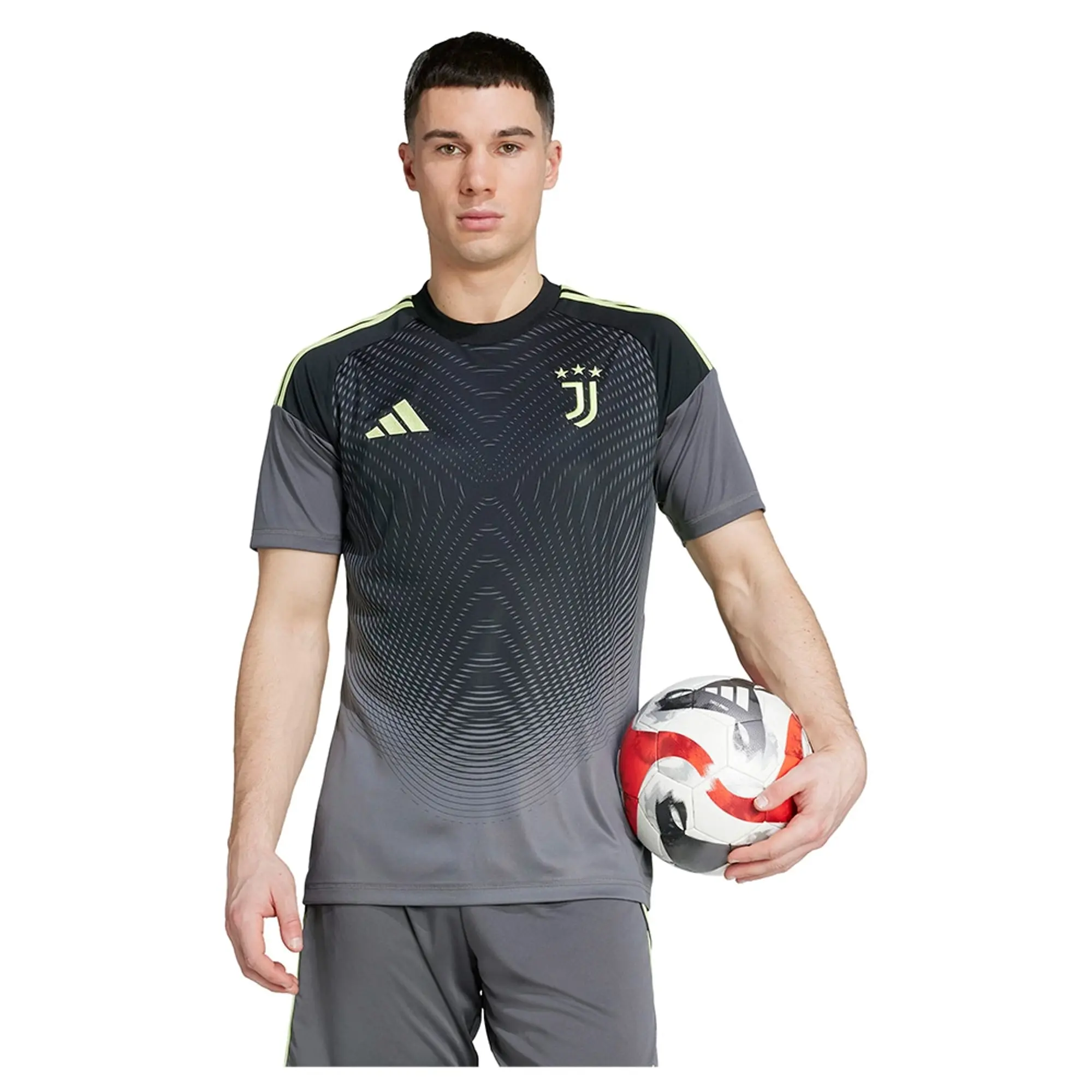 Adidas Juventus 25/26 Goalkeeper Home Short Sleeve T-shirt