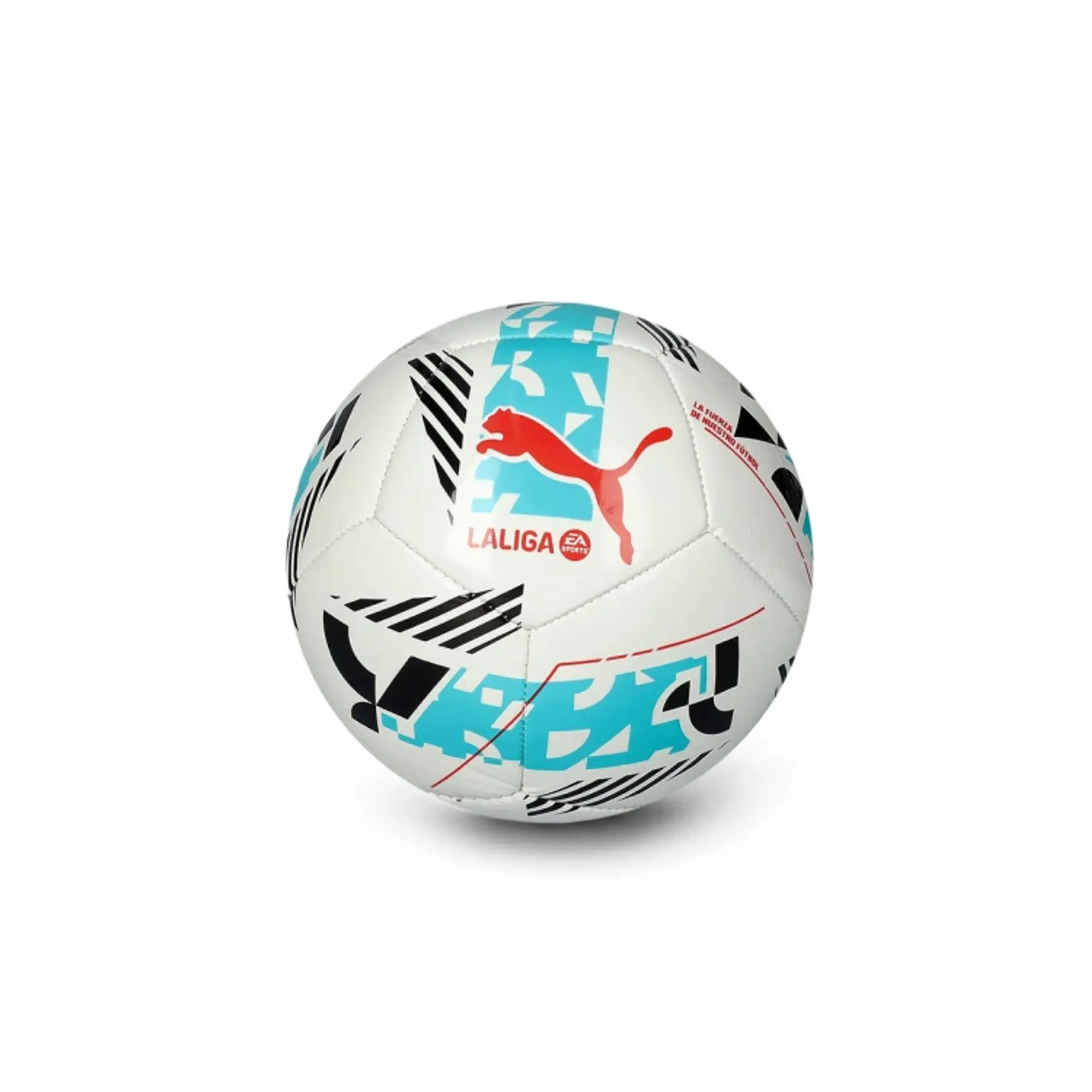 PUMA Orbita Laliga 1 Mini Football, White/Multicolor