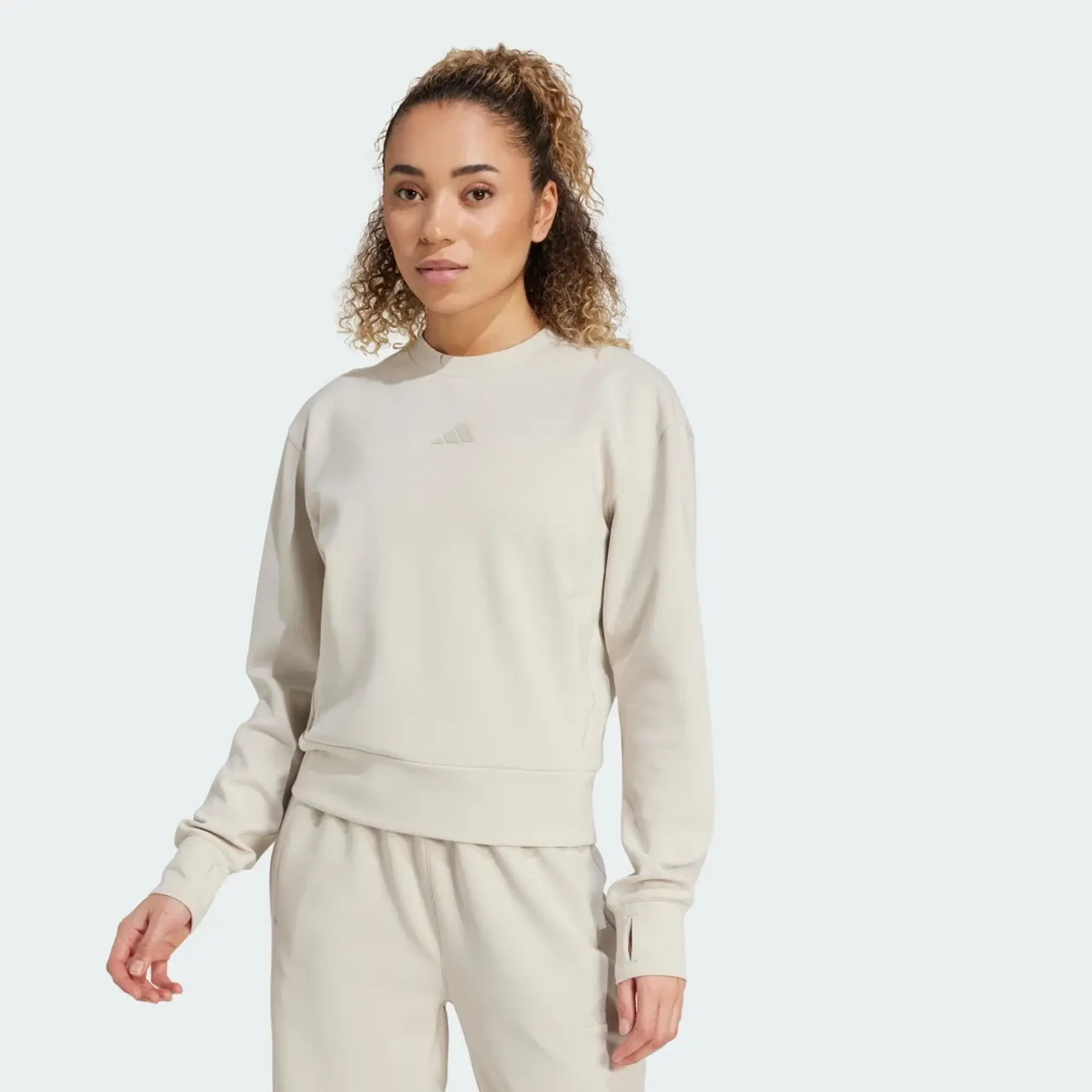 adidas Designed-for-Training Warm-Up Crewneck Sweatshirt