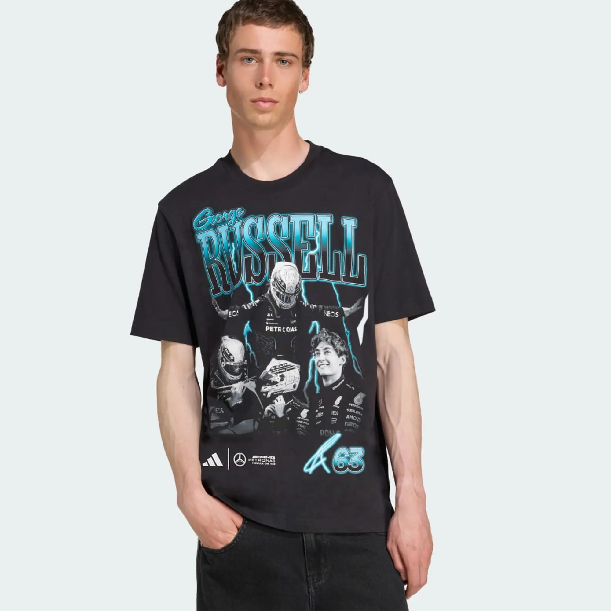 adidas Mercedes - AMG Petronas Formula One Team George Russell Graphic T-Shirt