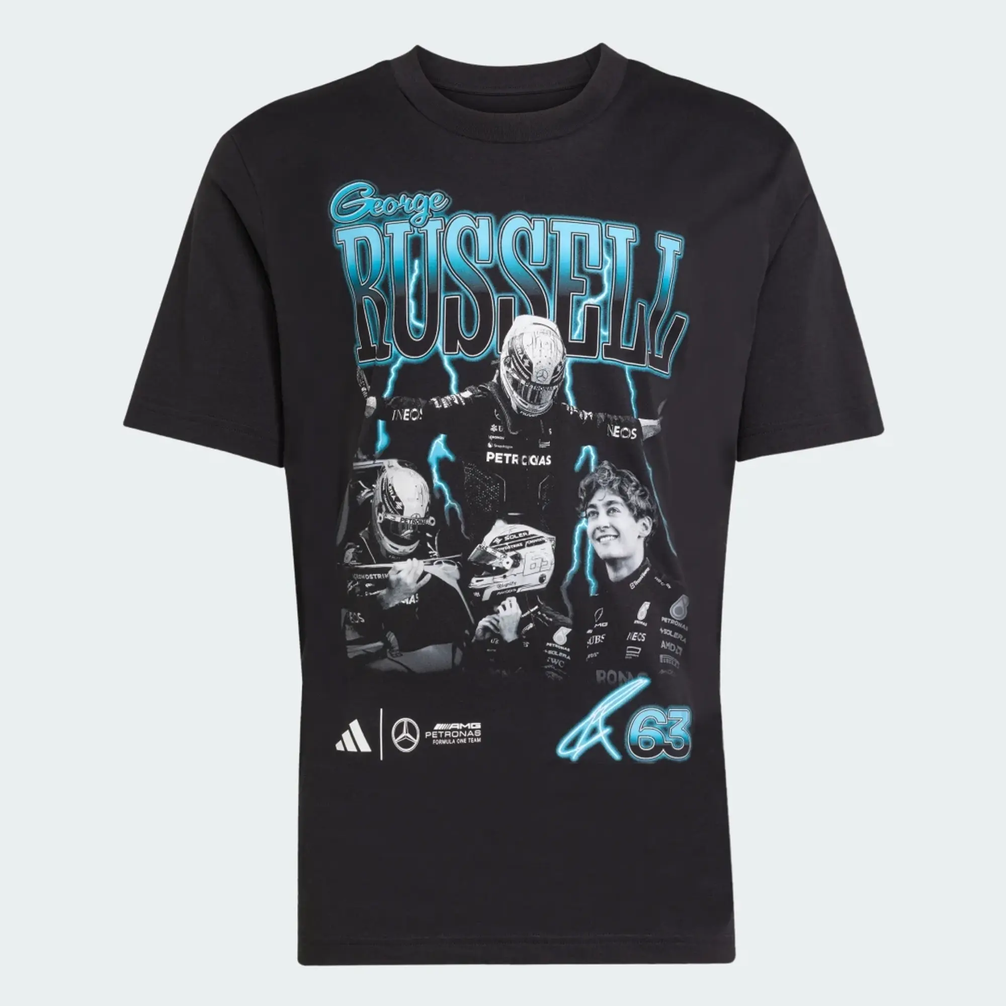 adidas Mercedes - AMG Petronas Formula One Team George Russell Graphic T-Shirt