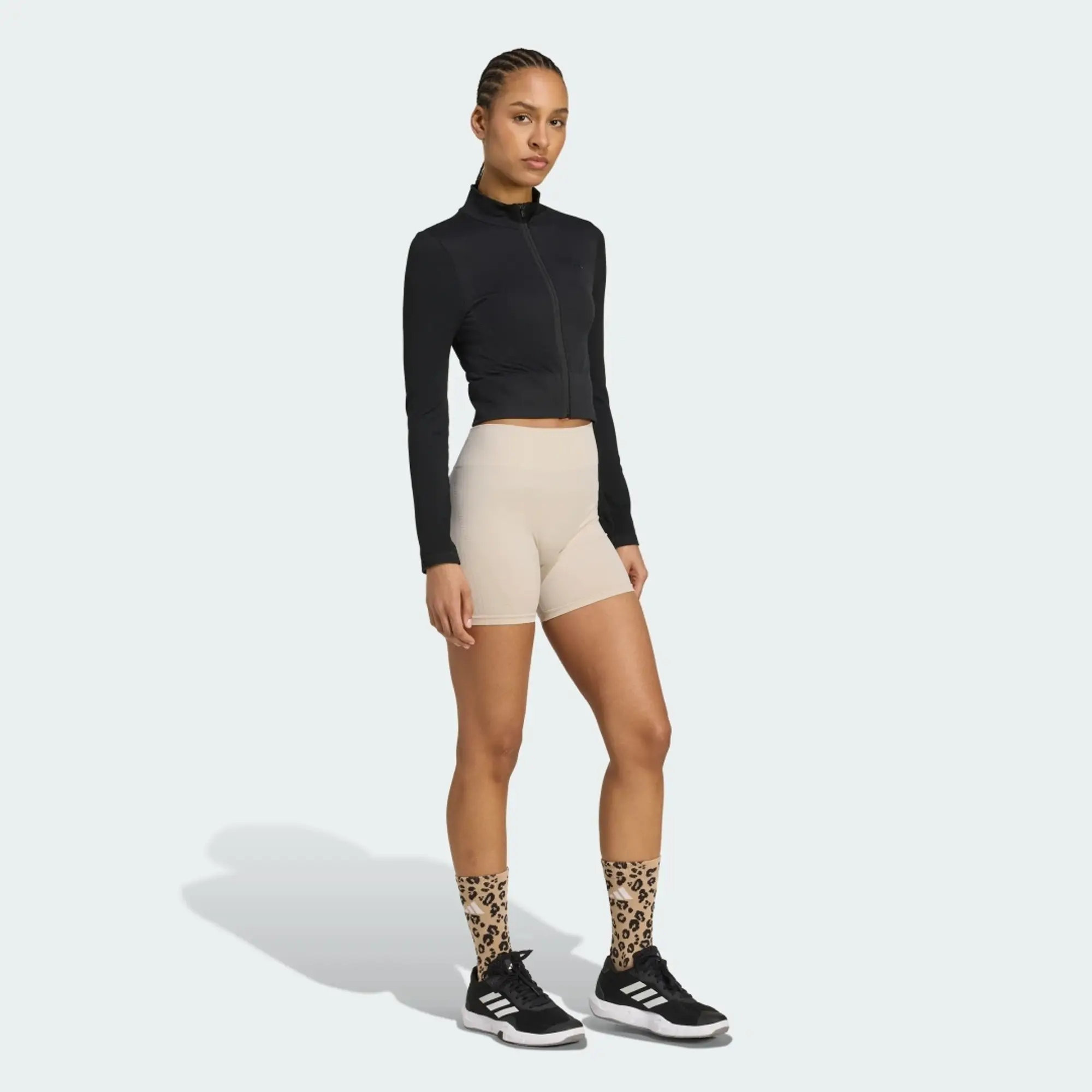 adidas Workout Essentials Full-Zip Knit Jacket