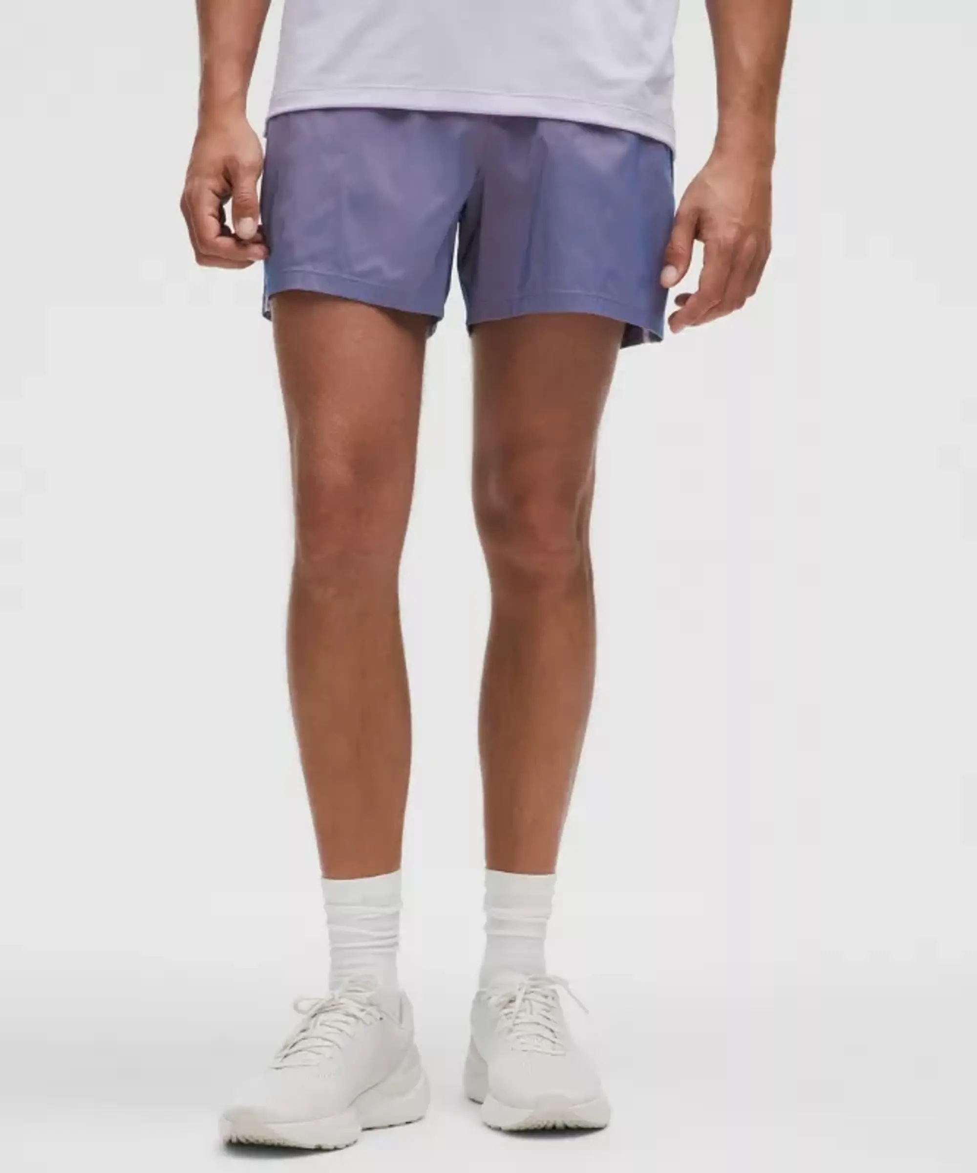 lululemon – Men's Pace Breaker Linerless Shorts Iridescent – 5" – Color Blue – Size L
