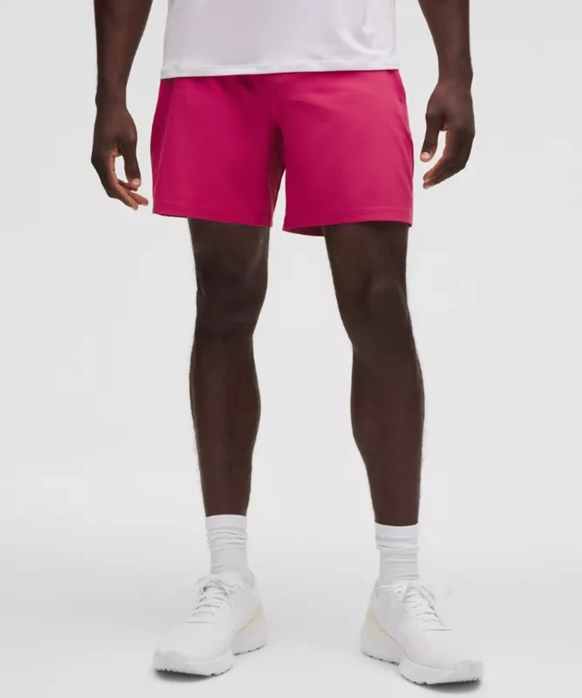lululemon – Men's Pace Breaker Linerless Shorts – 7" – Color Pink – Size 3XL
