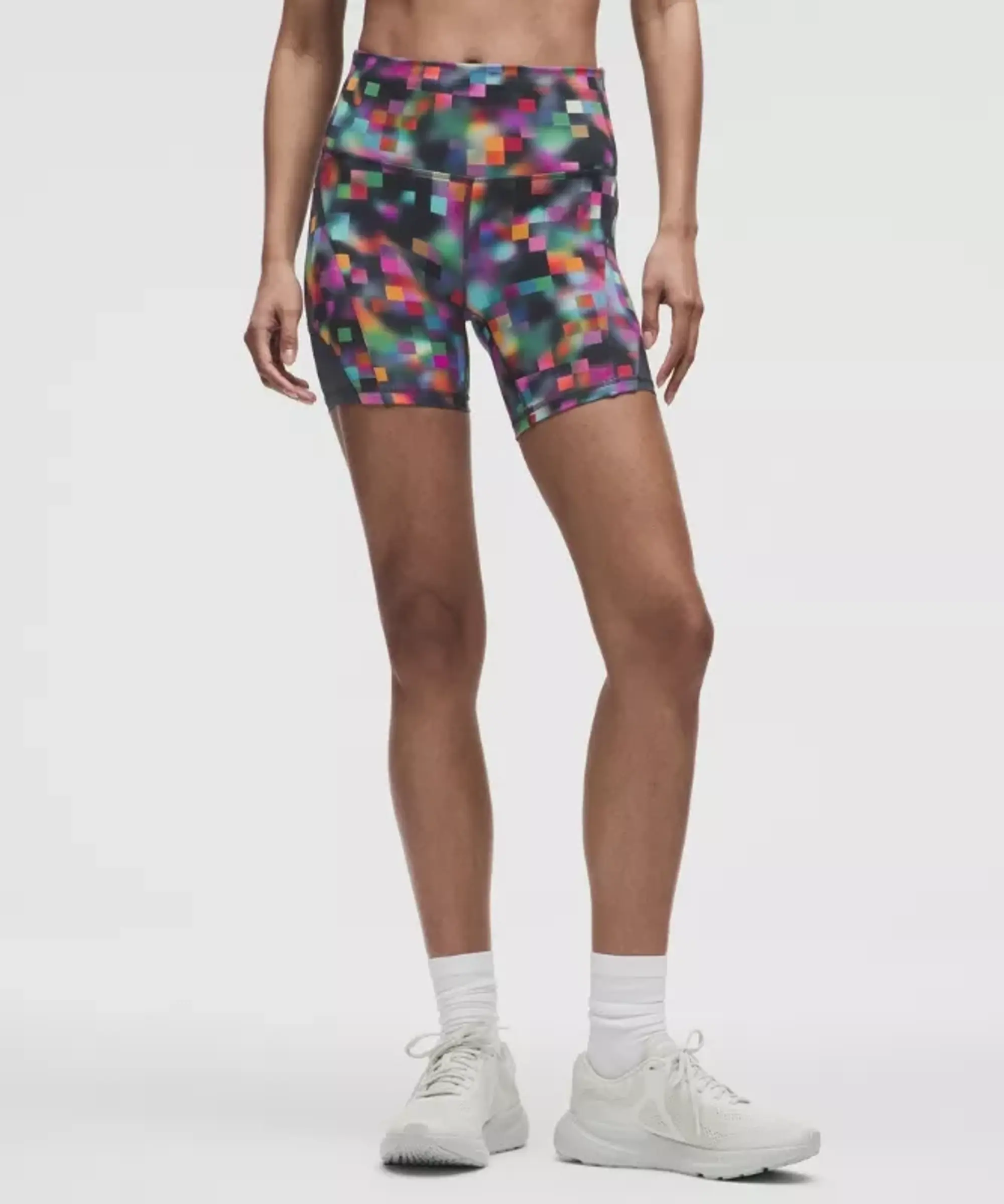 lululemon – Women's Wunder Train Mesh Panel High-Rise Shorts Pride – 6" – Color Blue – Size 0